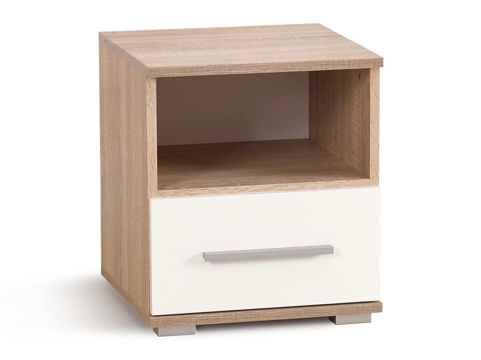 Öökapp Cirveso 111 (Sonoma tamm + Läikiv valge)