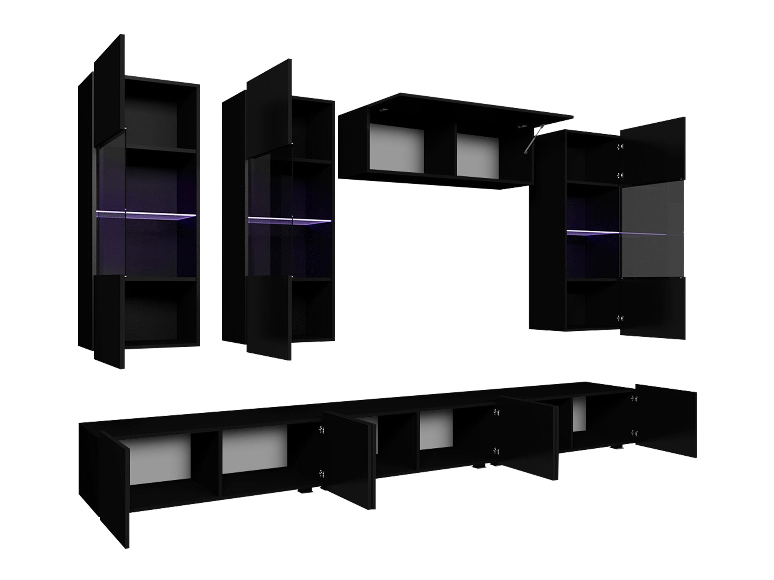 Elutoa komplekt Remus XI (Valge + Läikiv valge)