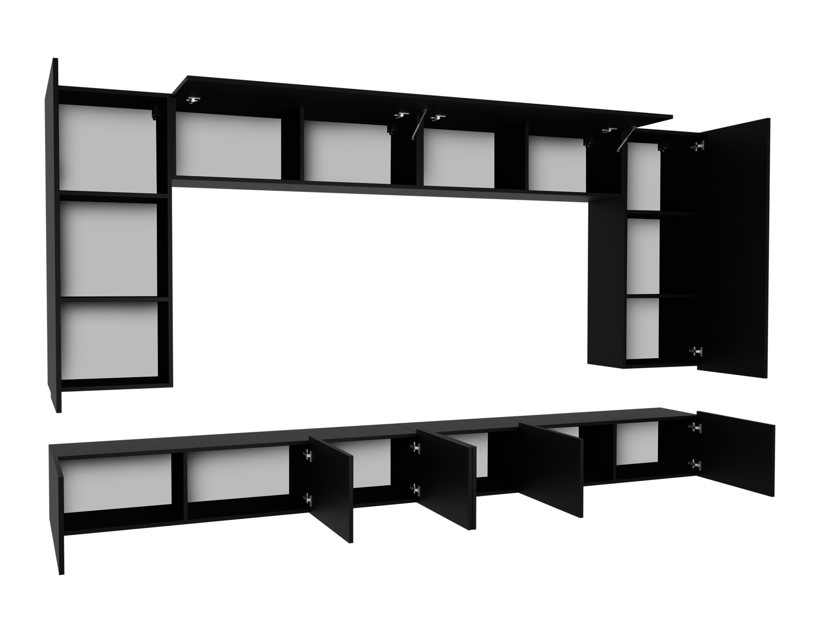 Elutoa komplekt Tivdalu 135 (Valge + Läikiv valge)