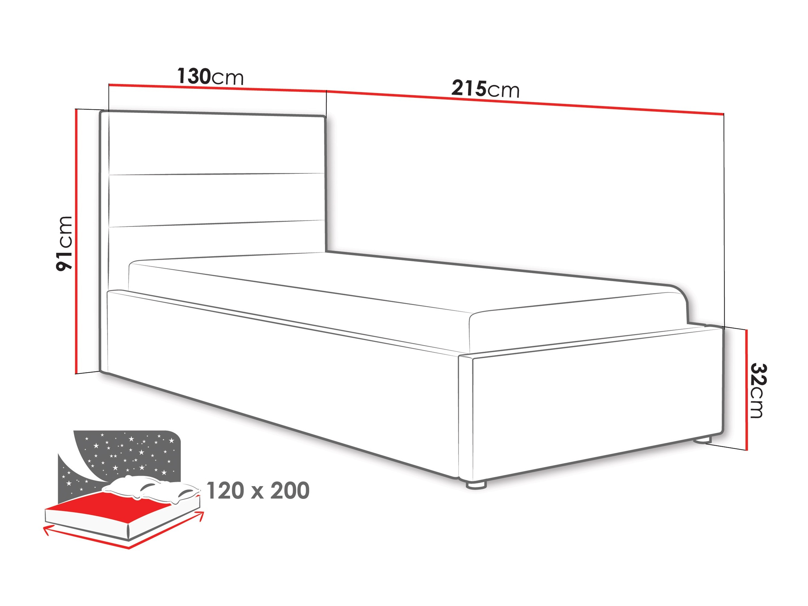 Voodi Comfivo 506 (Hlr 19)