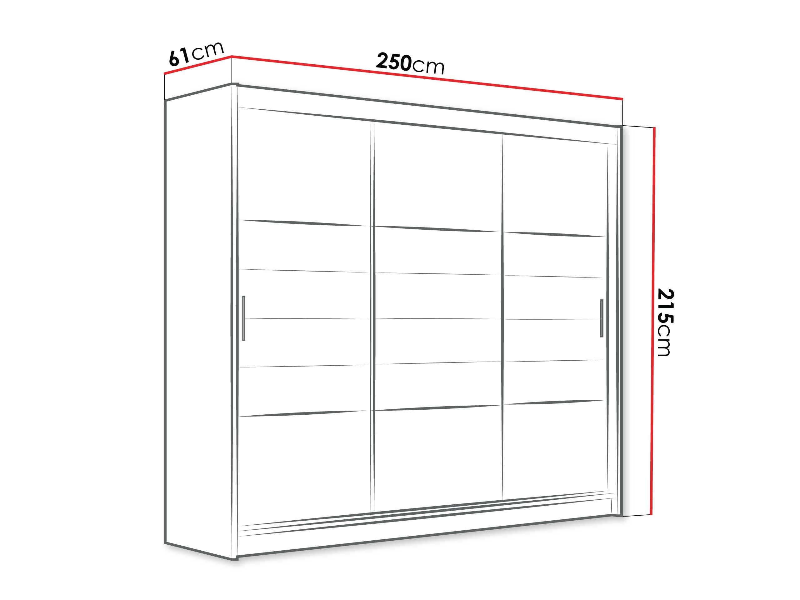 Riidekapp Honolulu 102 (Grafiit)