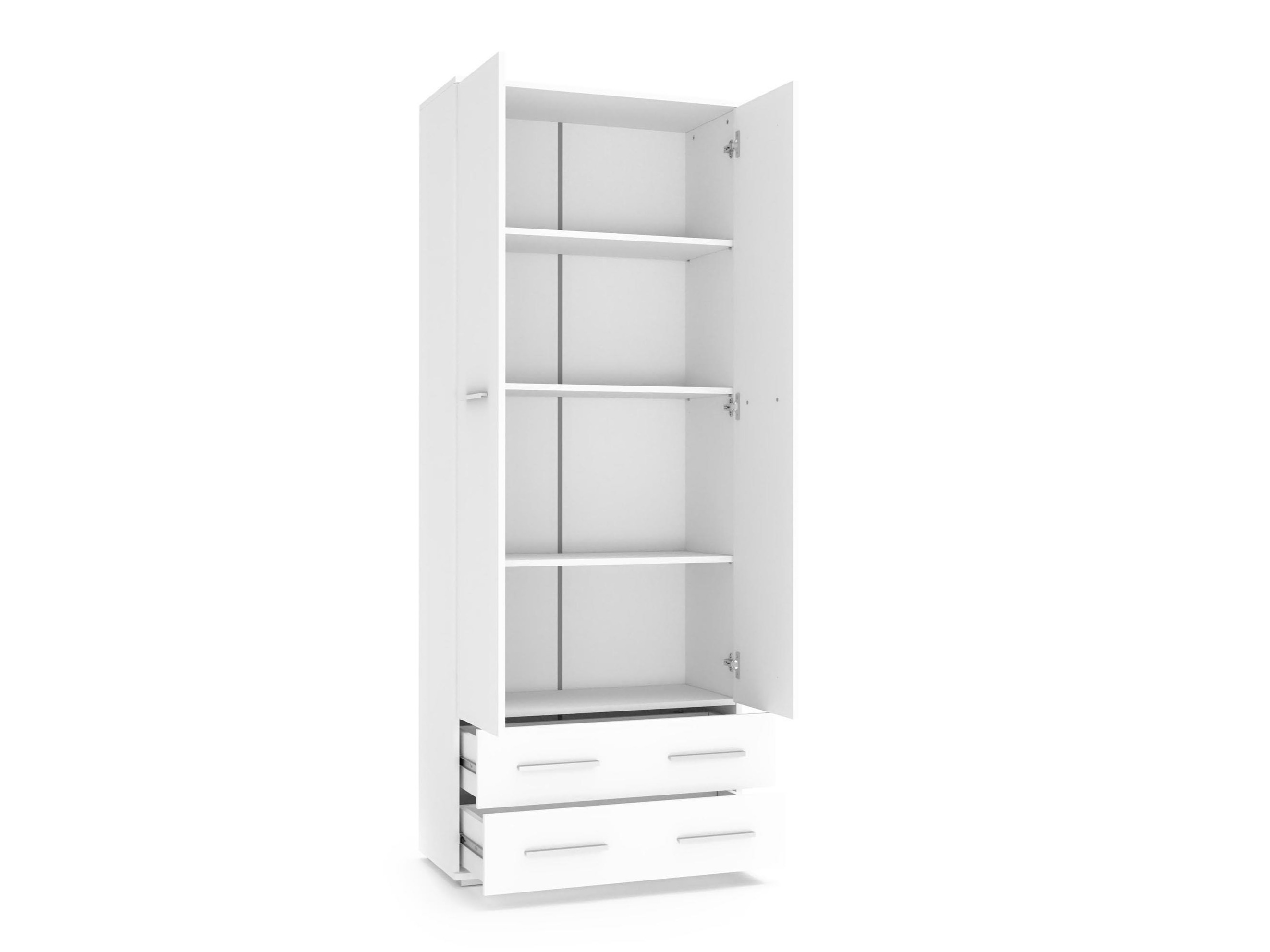 Riiul Cirveso 107 (Sonoma tamm + Läikiv valge)