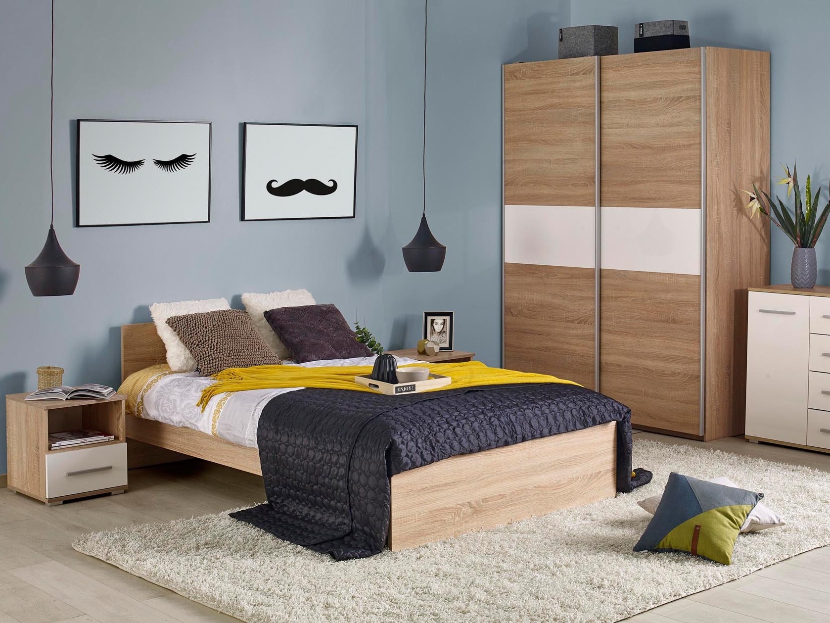 Voodi Cirveso 104 (Sonoma tamm)