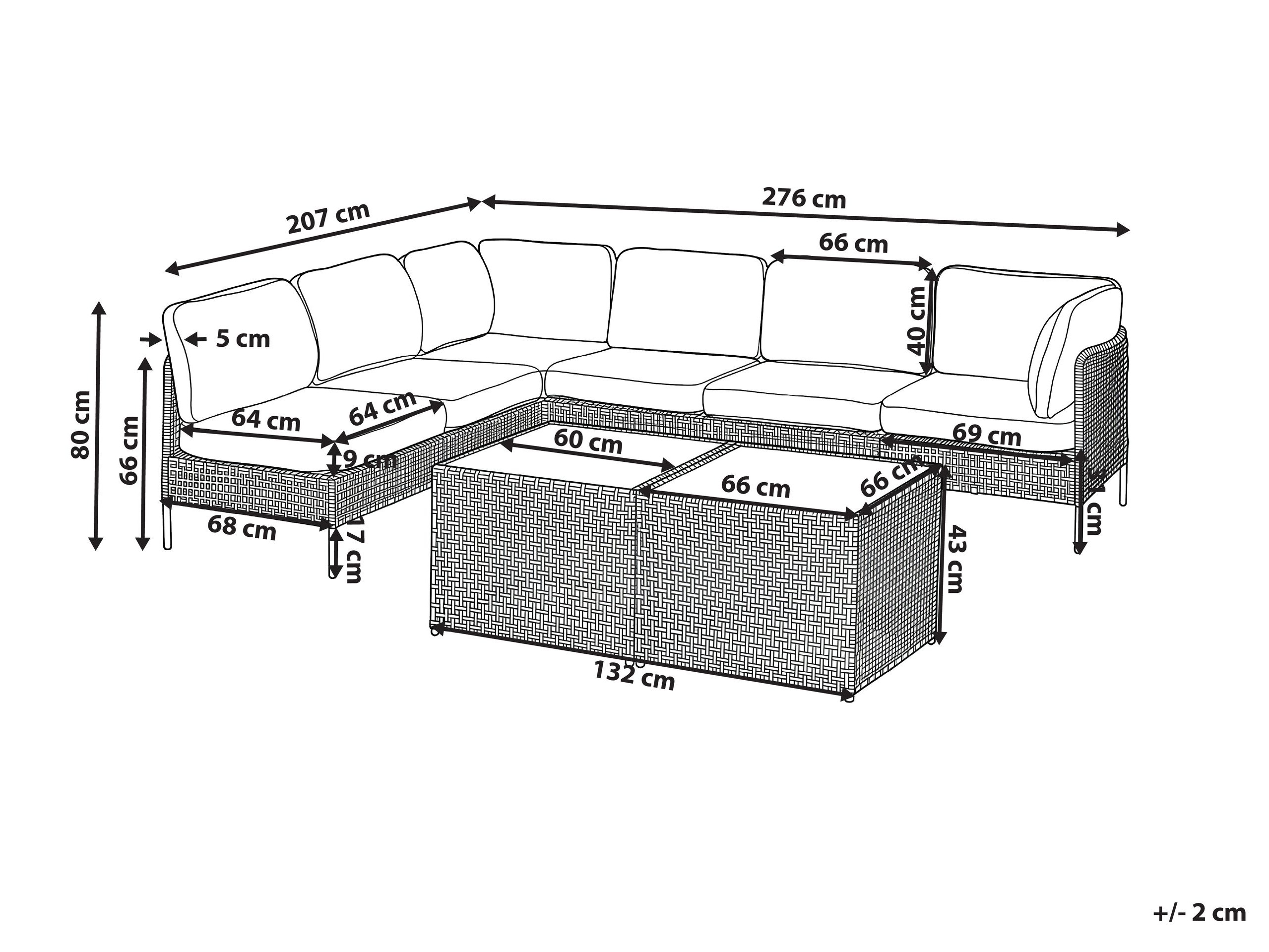 Aiamööblikomplekt Domenou 104