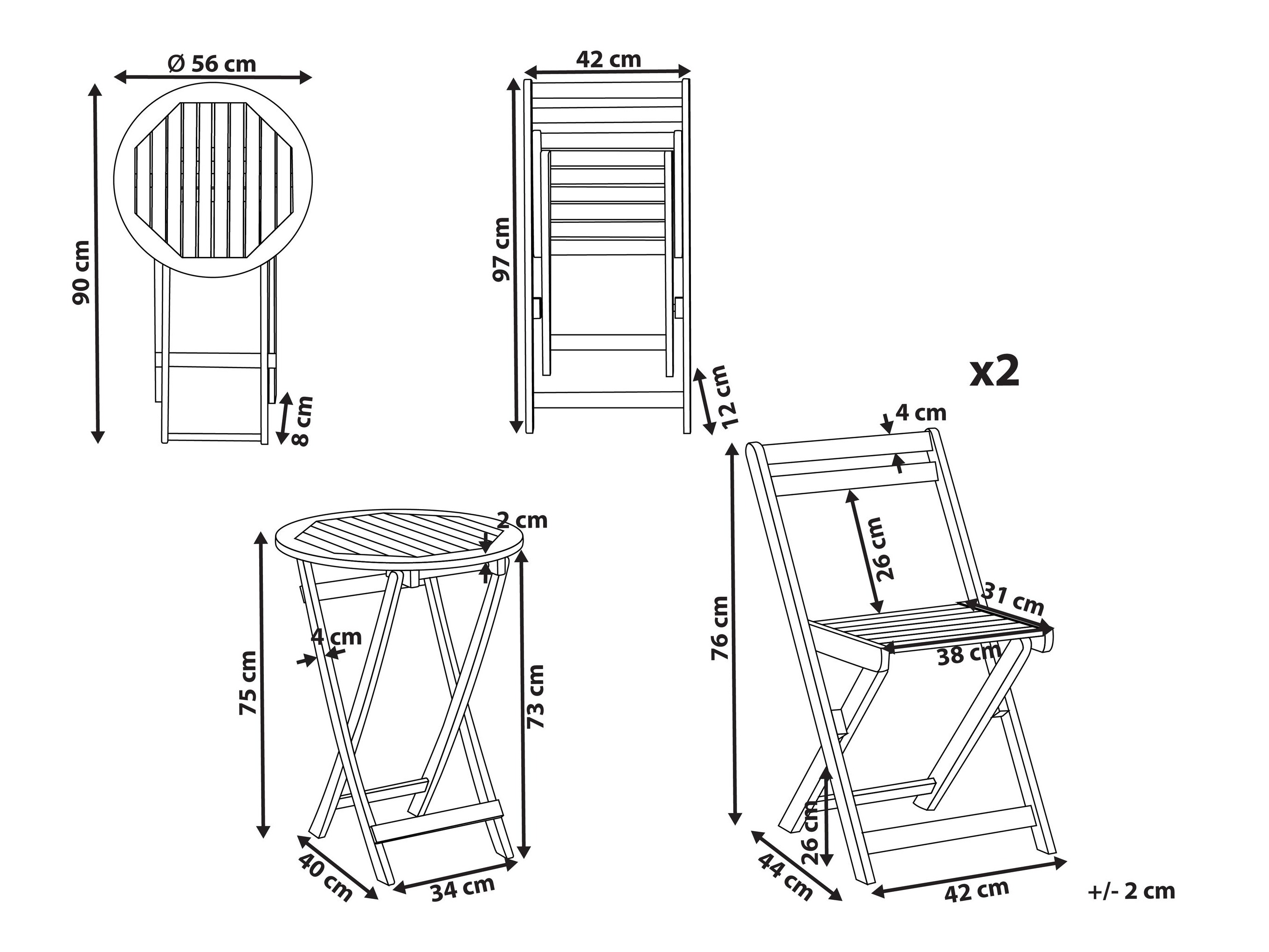 Rõdukomplekt Berwyn 3224
