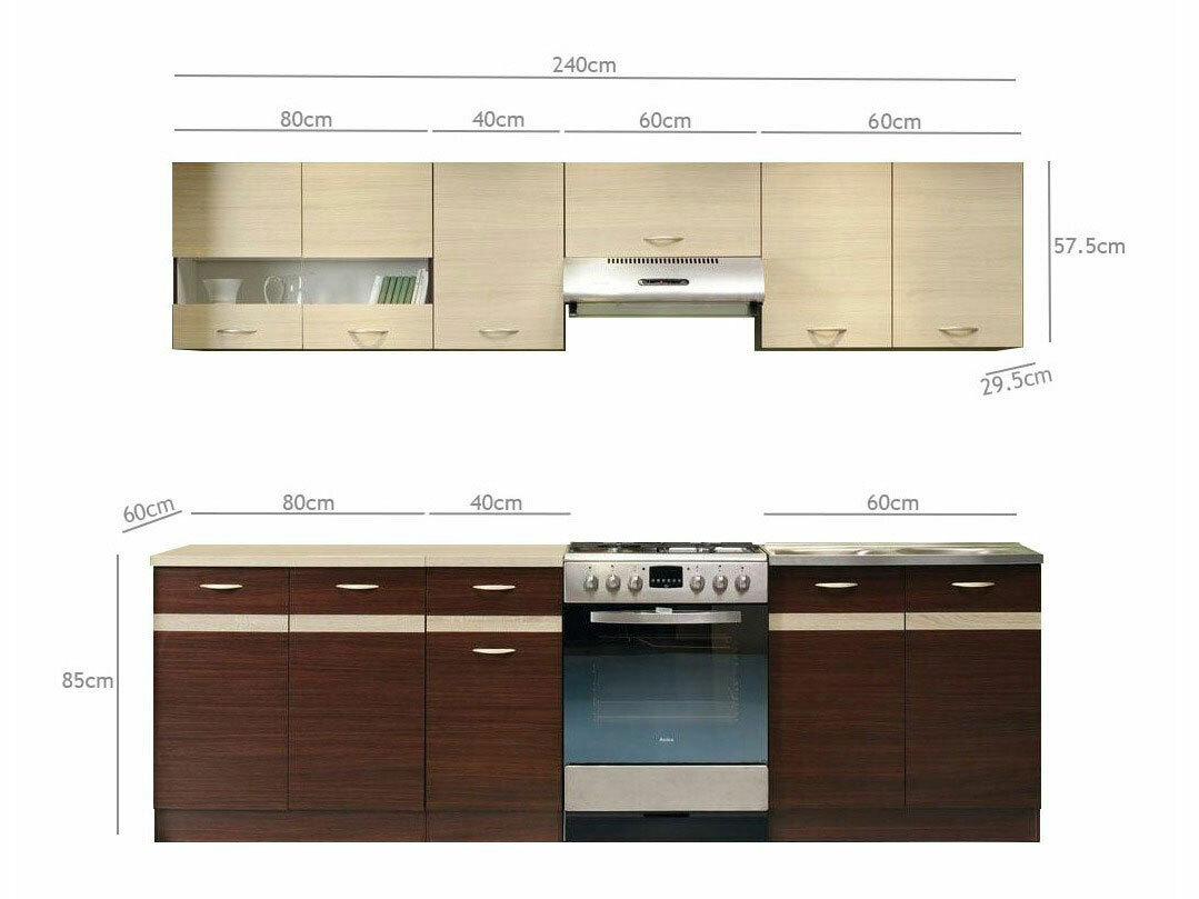 Moodul köögikomplekt Eli Mix 102