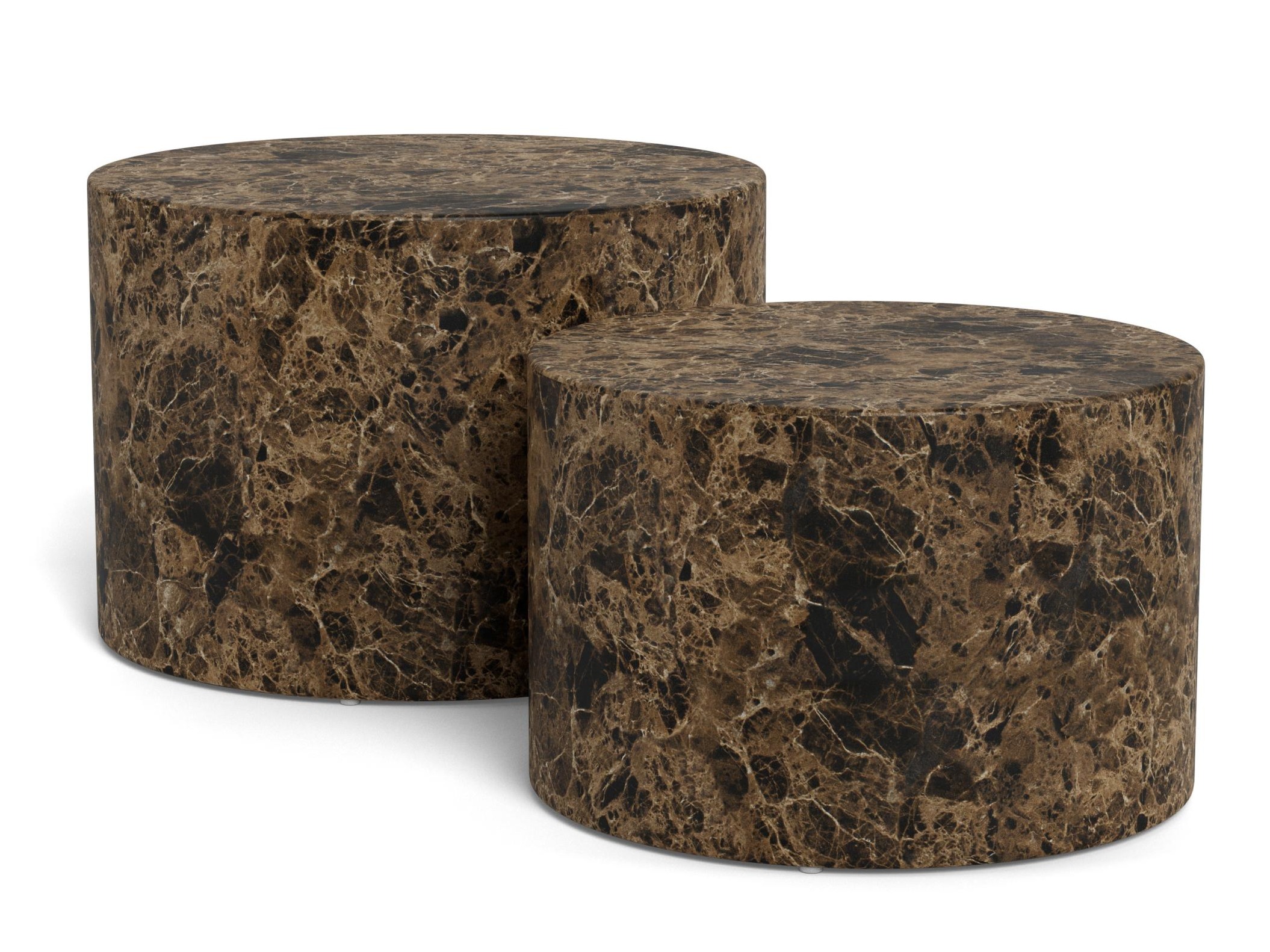 Diivanilaudade komplekt Norsica 800 (Pruun marmor)