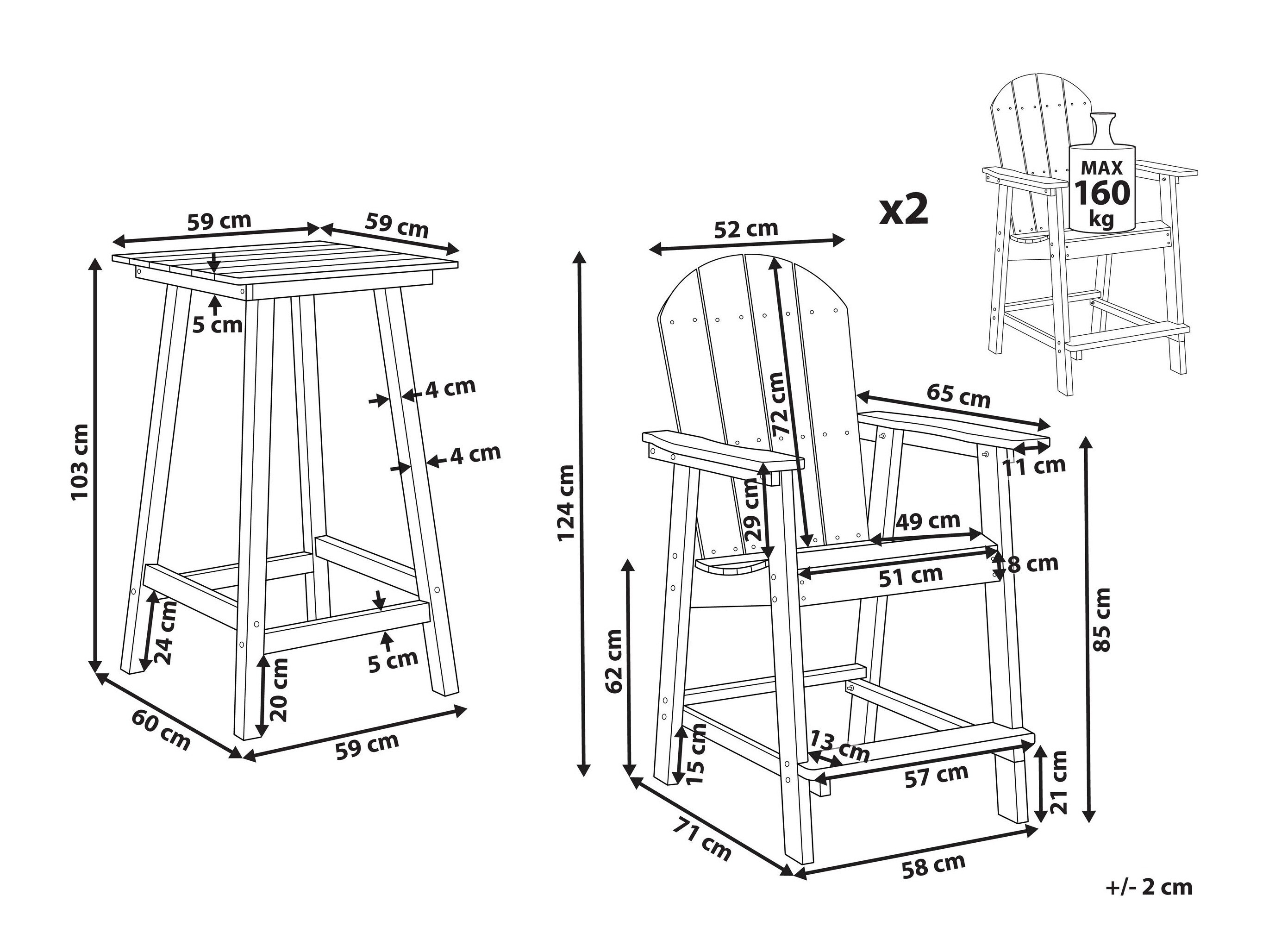 Rõdukomplekt Berwyn 3249 (Punane)