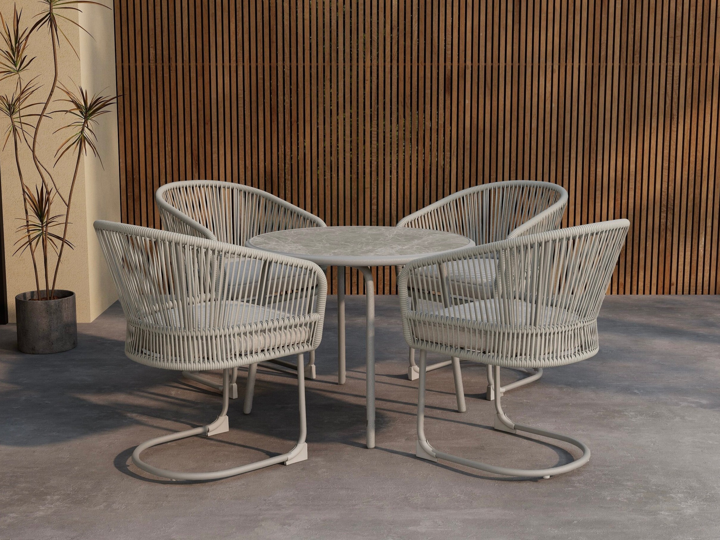 Laua ja toolide komplekt Dallas 5164