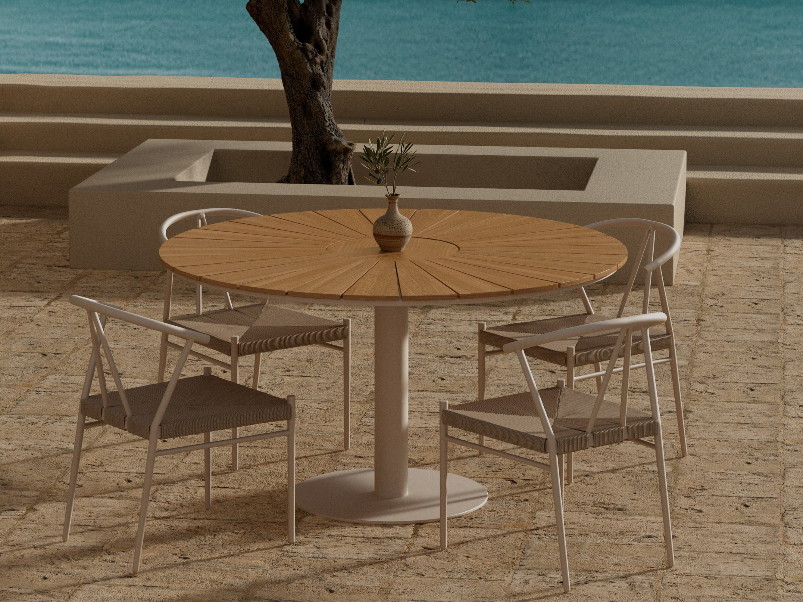 Laua ja toolide komplekt Dallas 5167