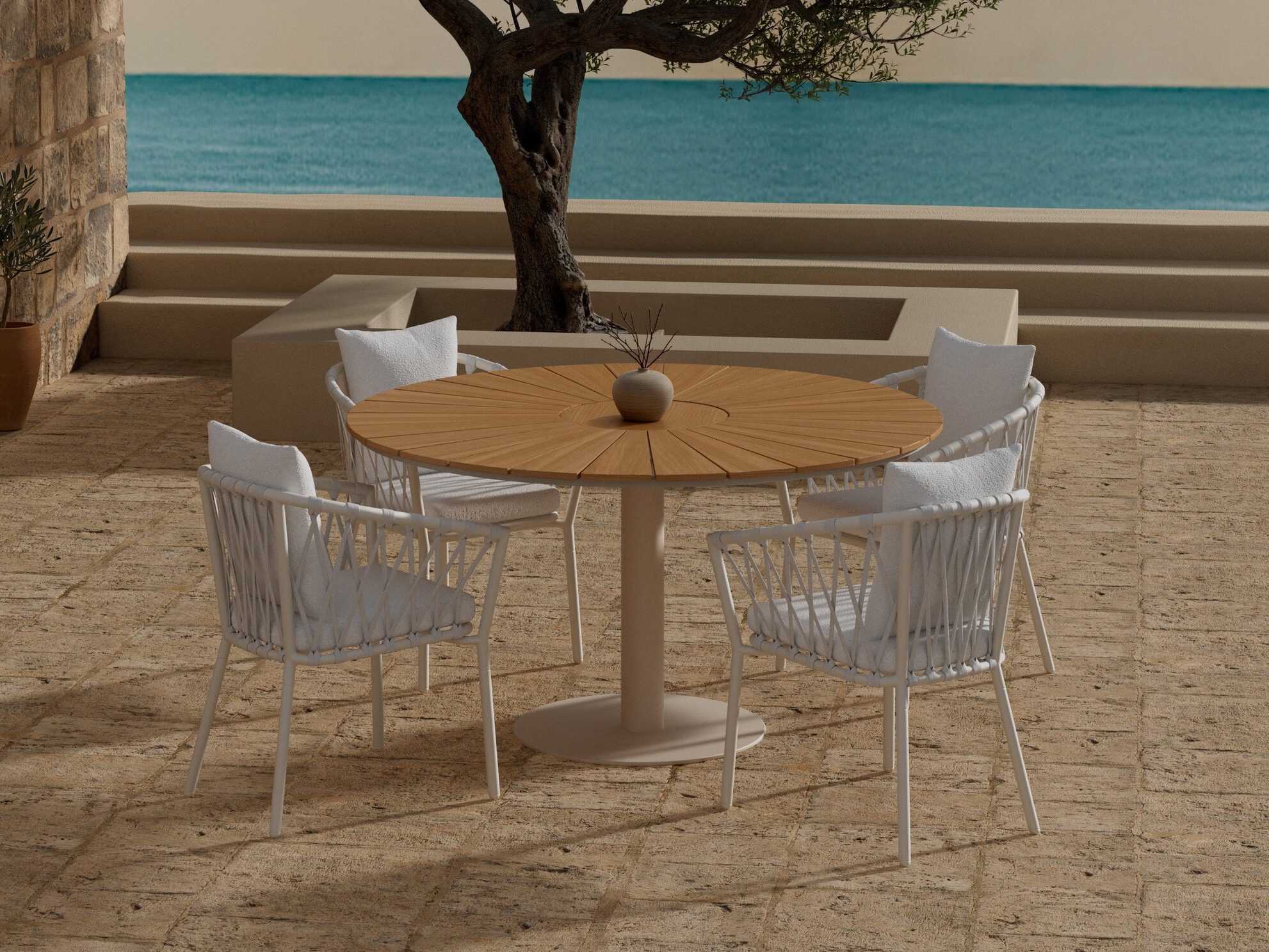 Laua ja toolide komplekt Dallas 5168