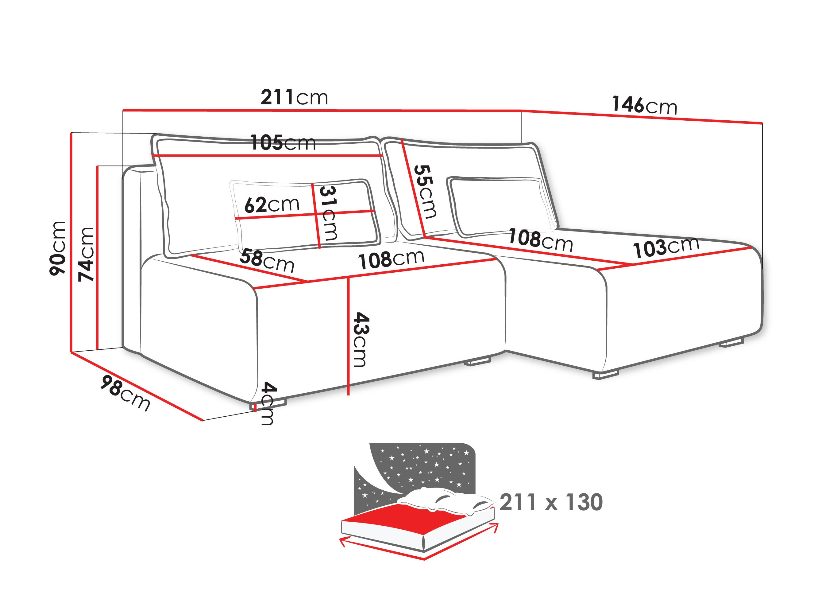 Nurgadiivan TrendyNest Fenestal (Tilia 11)