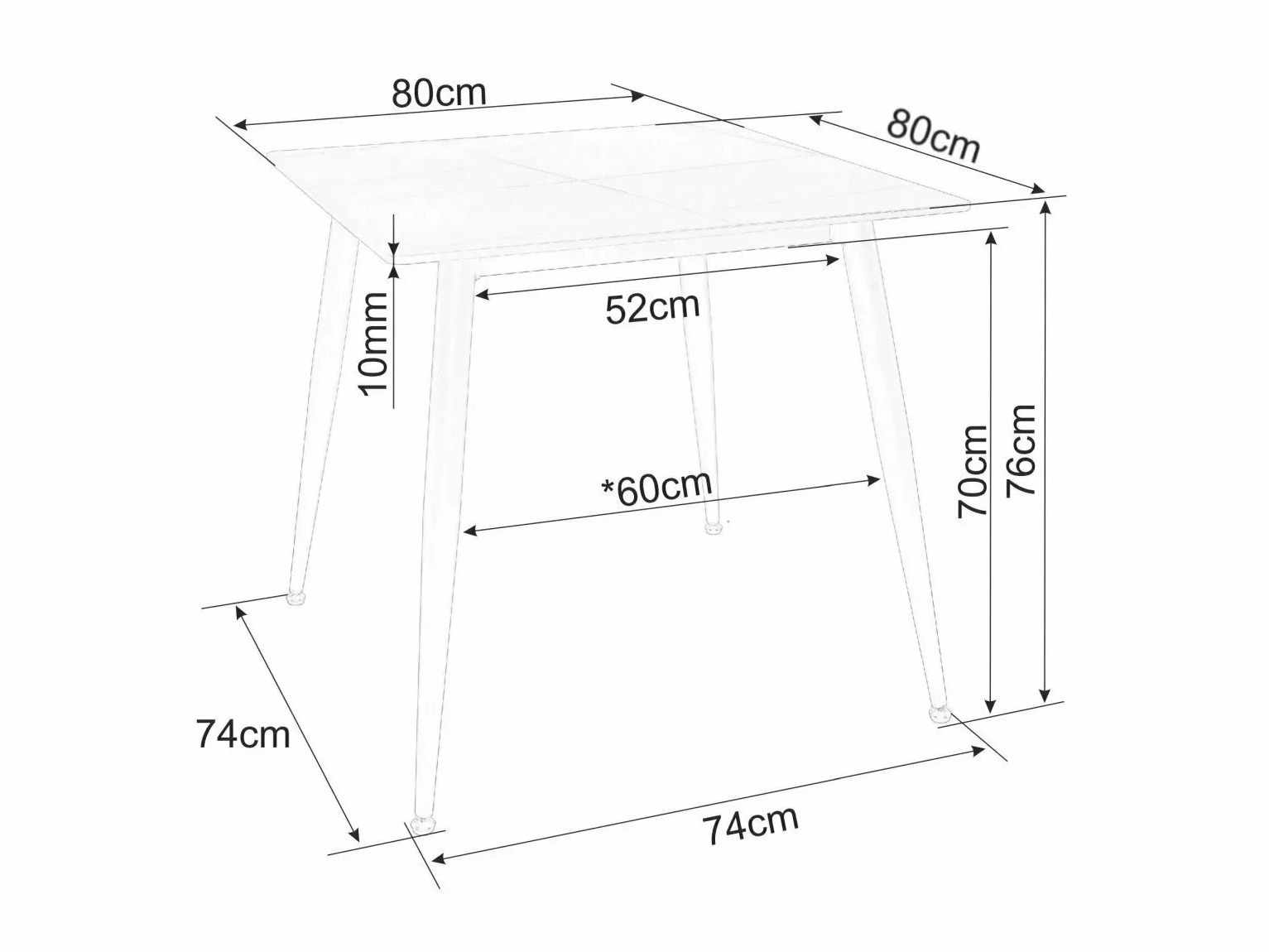 Laud Detroit 876 (Valge marmor)