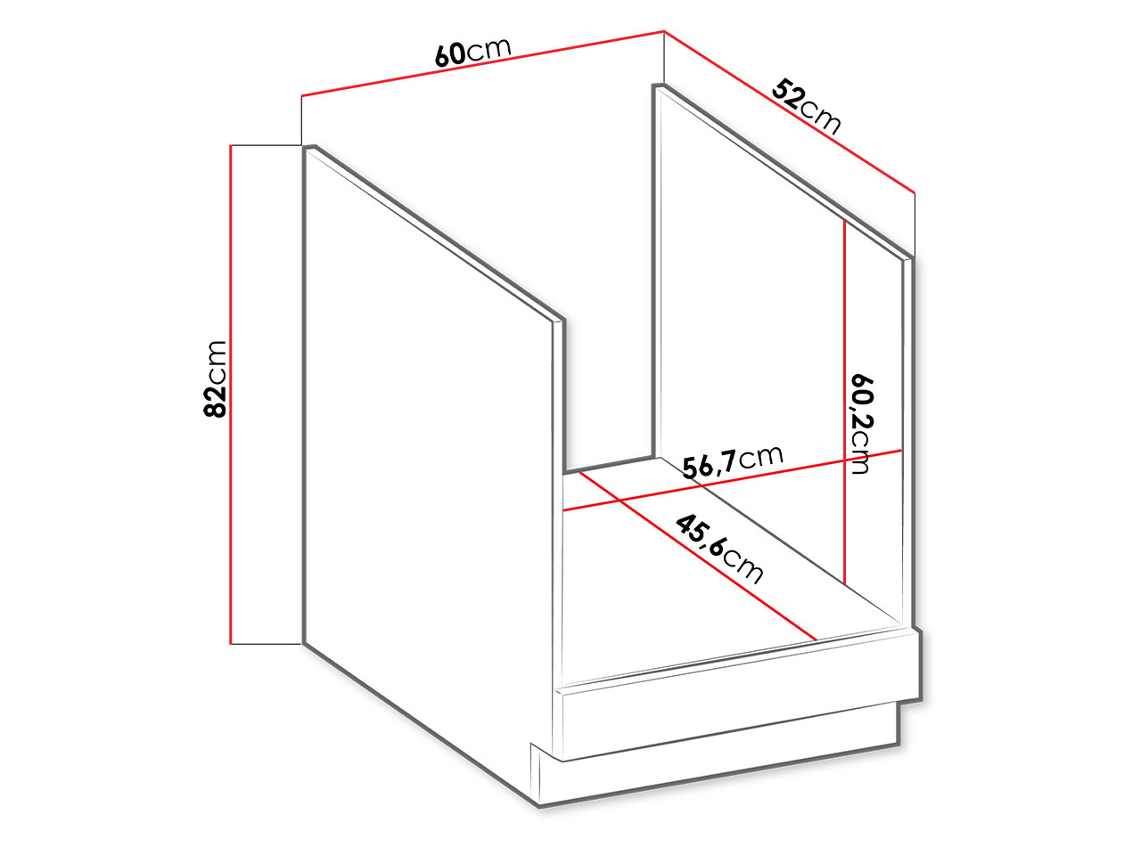 Moodulkapp sisseehitatud seadmete jaoks Retro Grey 109