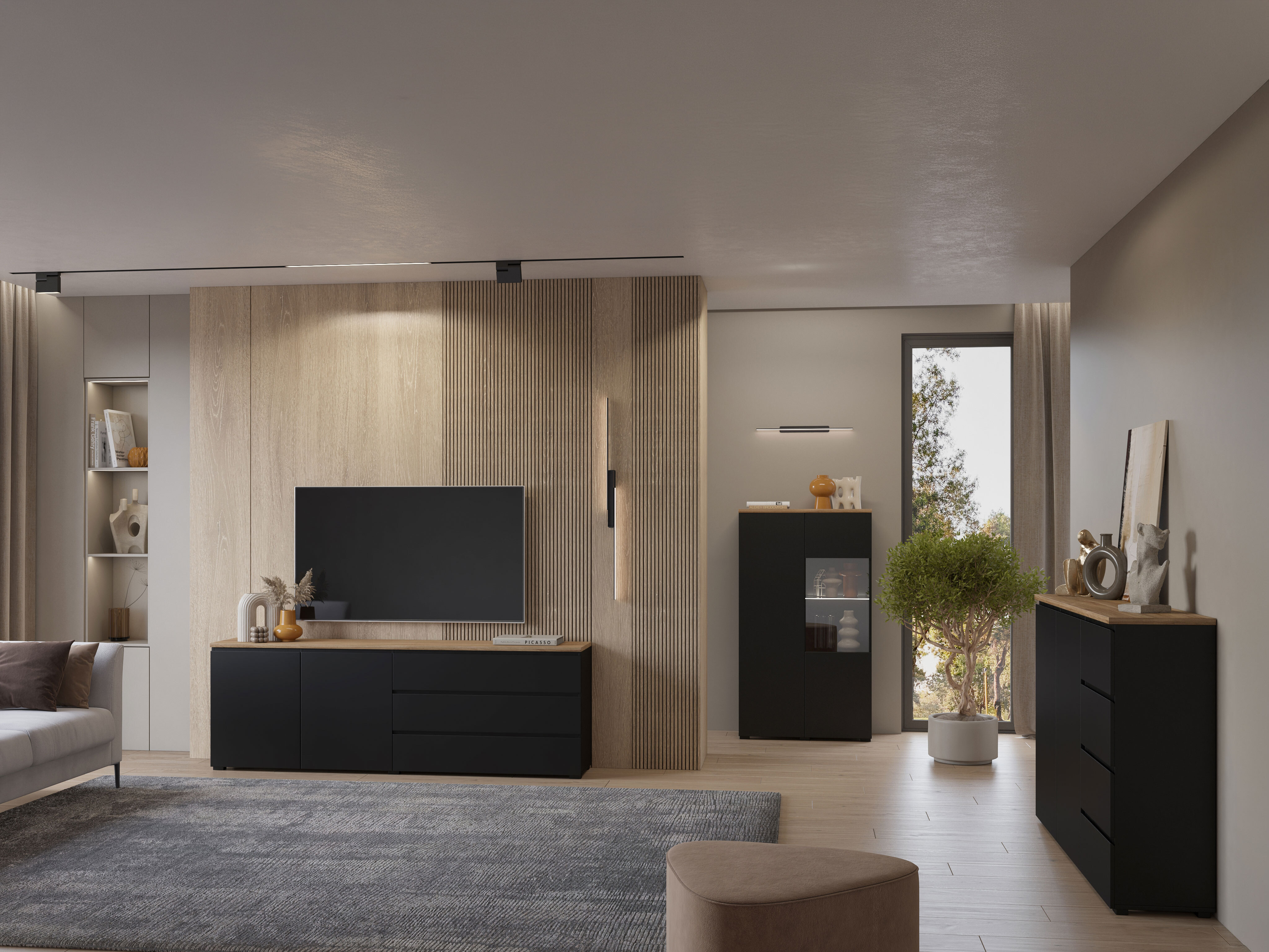 Riiul Baletu 108 (Must + Tamm)