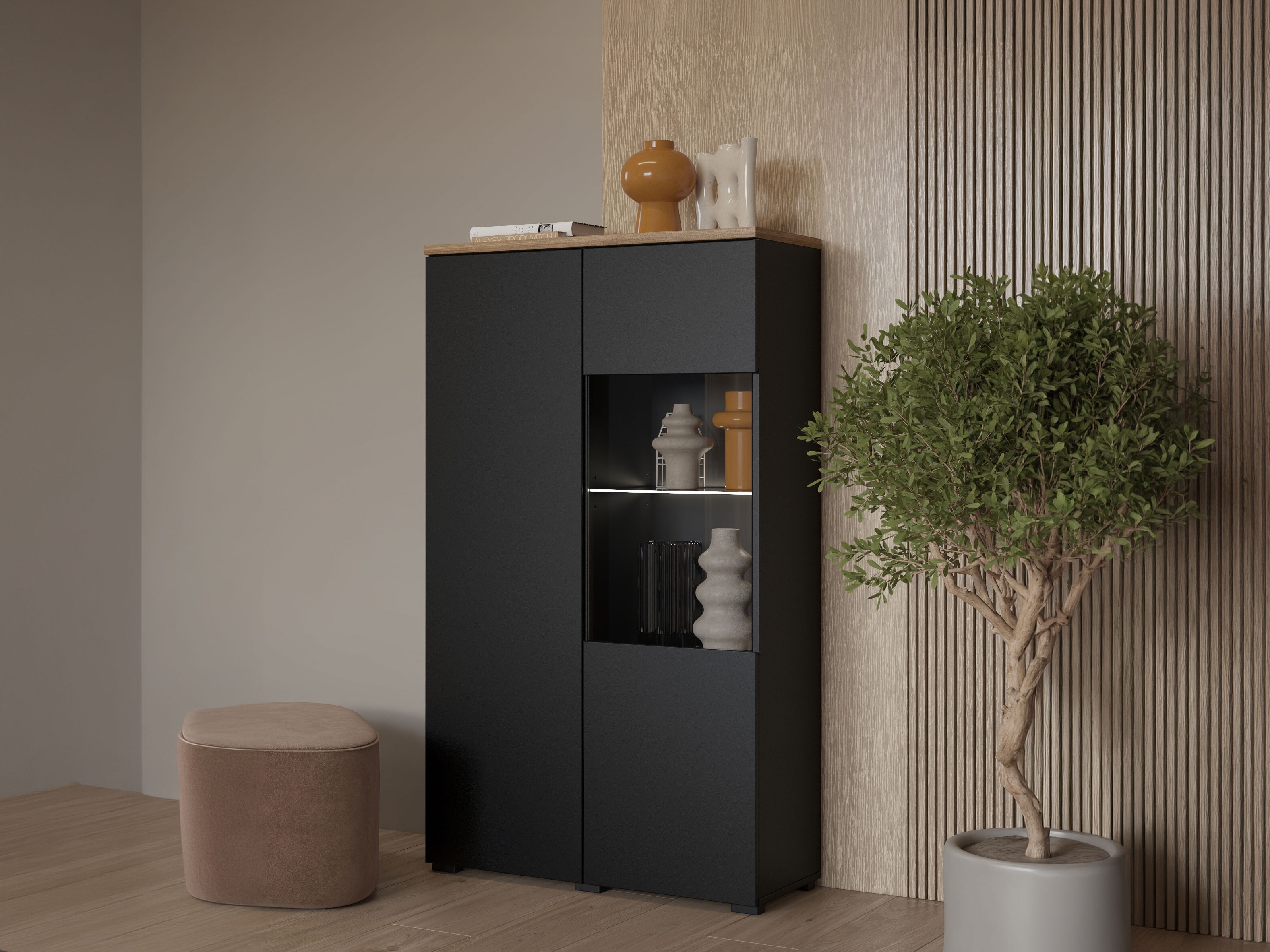 Riiul Baletu 108 (Must + Tamm)