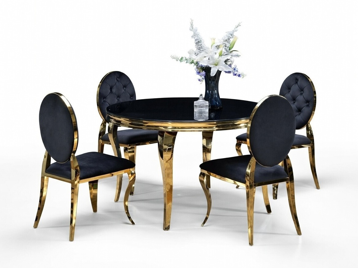 Söögitoakomplekt Houston 1828 (Must)