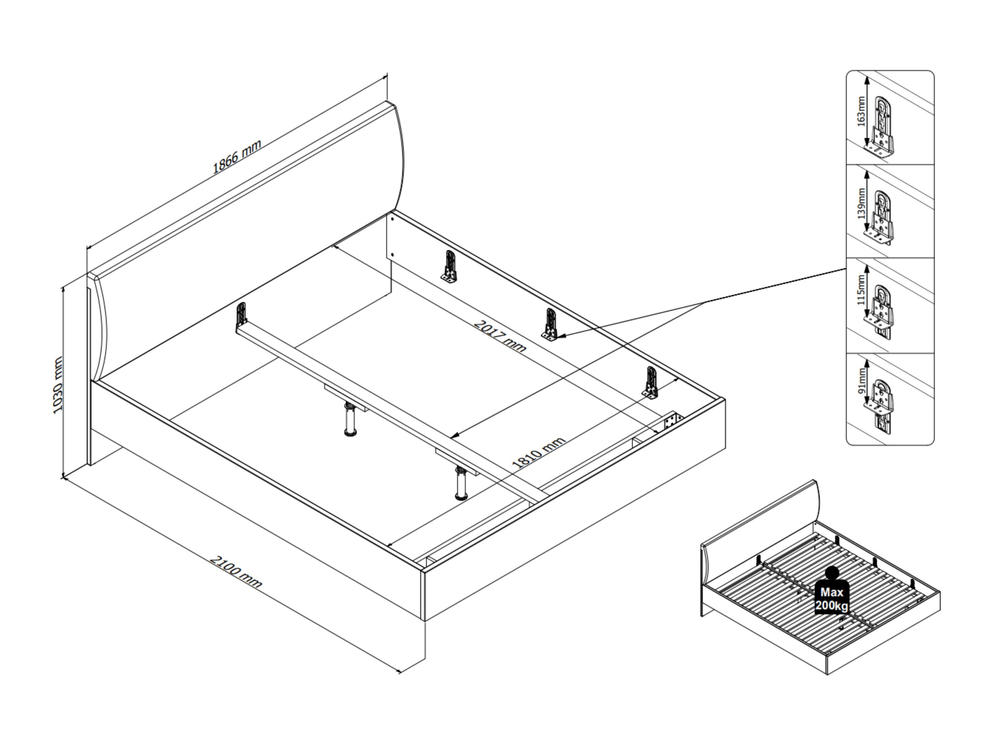 Voodi Livcali 102 (Holms 23)