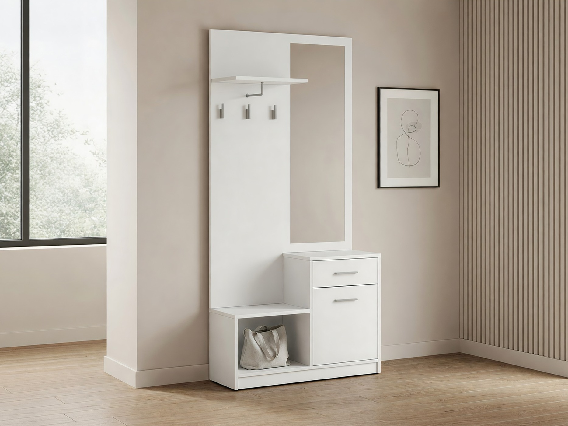 Esikukomplekt Novsore 121 (Valge)