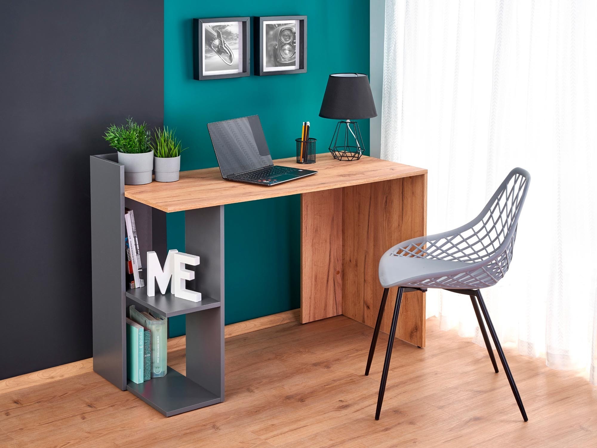 Kirjutuslaud Houston 825 (Tamm + Antratsiit)