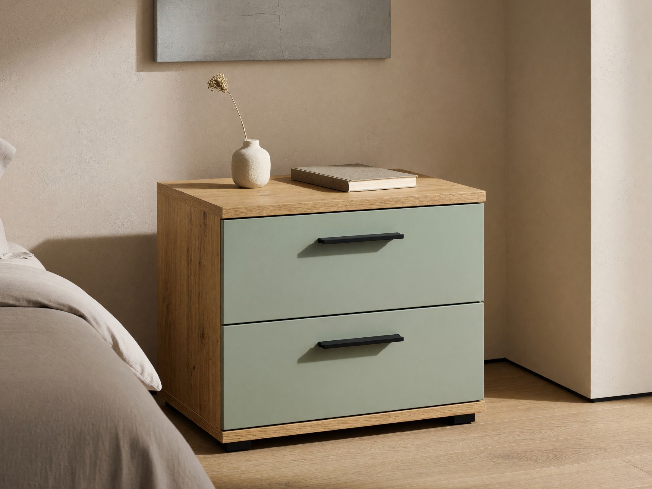 Öökapp Livcali 100 (Roheline + Artisan tamm)