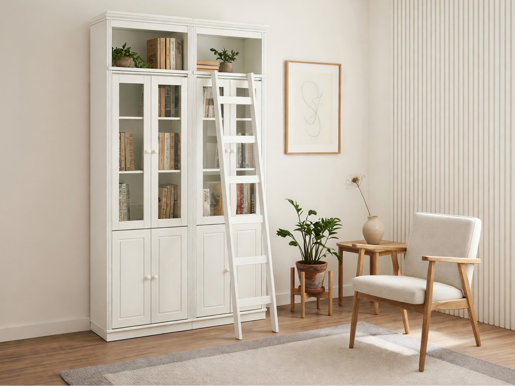 Riiulikomplekt Saltoro 120 (Valge)