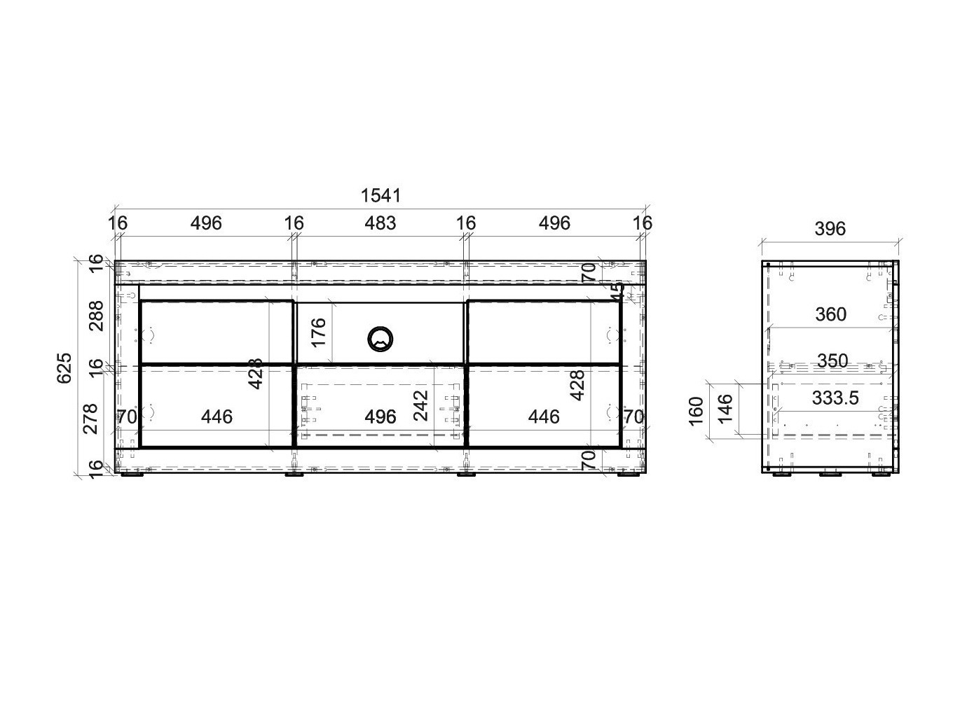 Elutoa komplekt Ophtola 120 (Vasak)