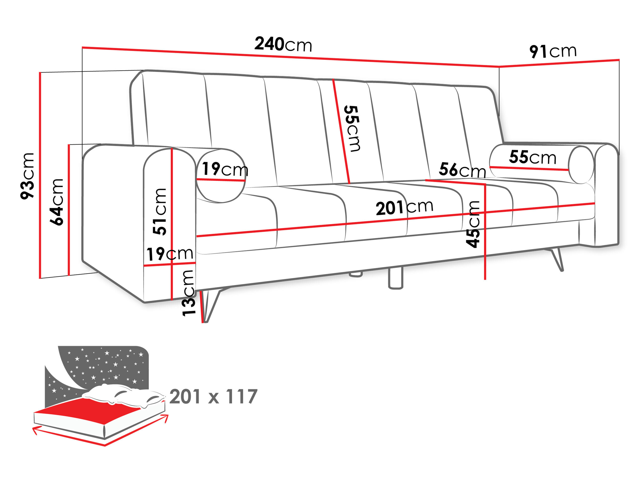 Diivanvoodi Comfivo Luda (Flow 22)