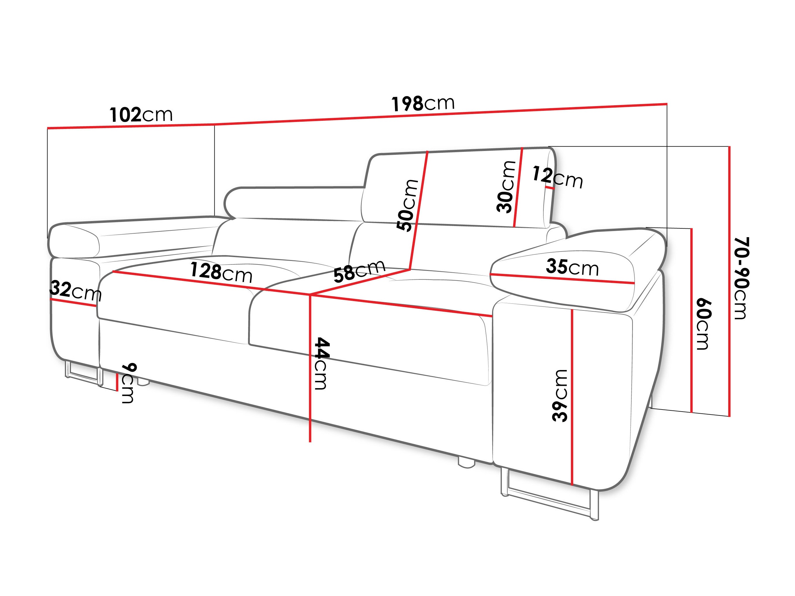 Diivan Comfivo Vinetum II (Margo 227.09)