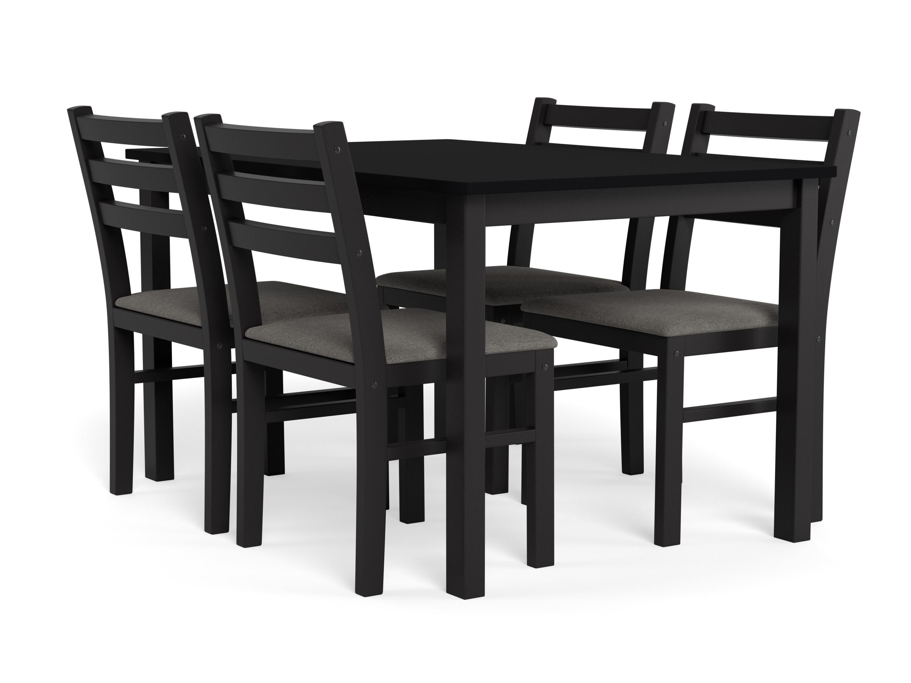 Söögitoakomplekt Norsica 857 (Must + Helehall)