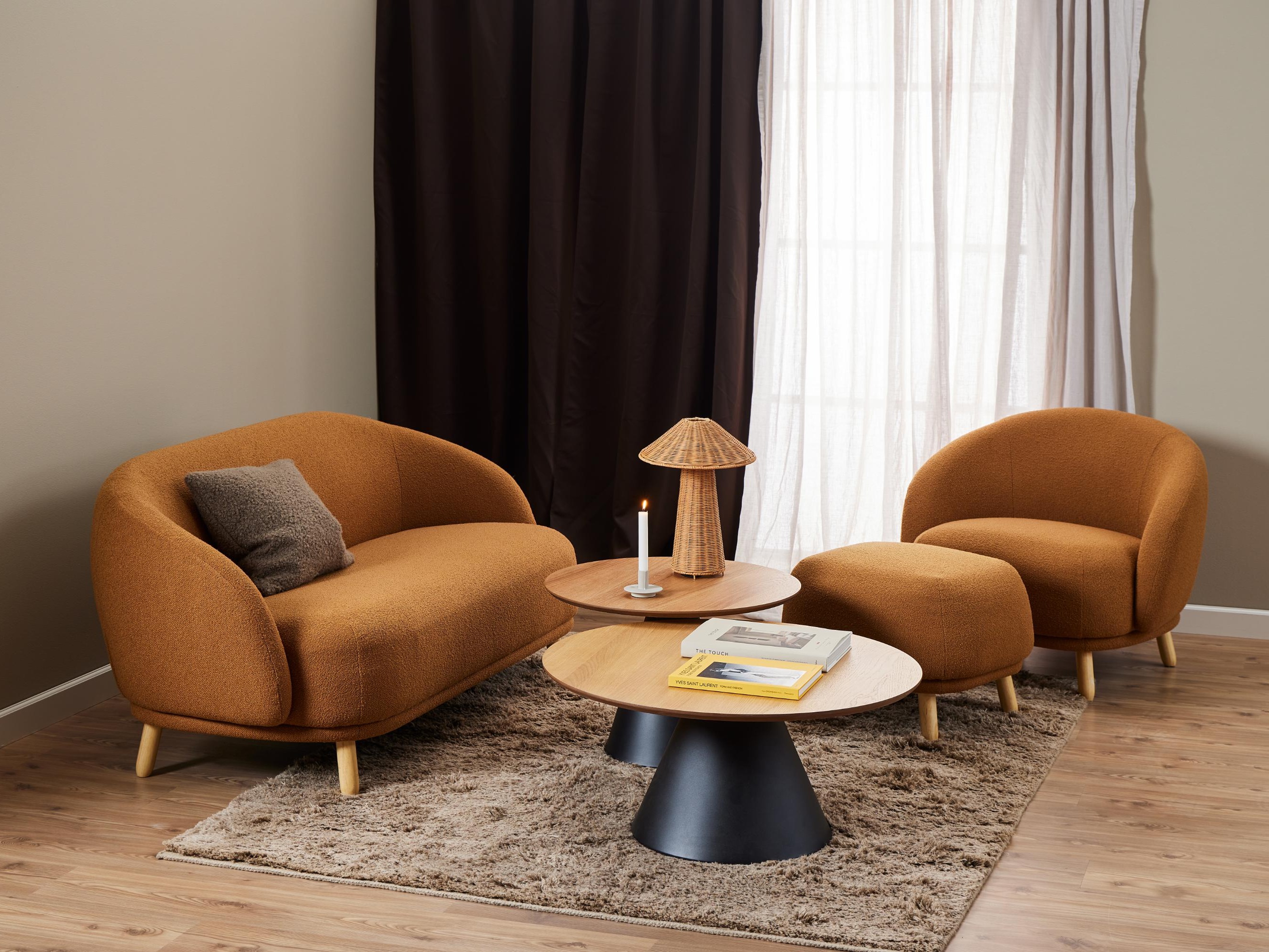 Diivanilaud Norsica 914 (Must + Tamm)