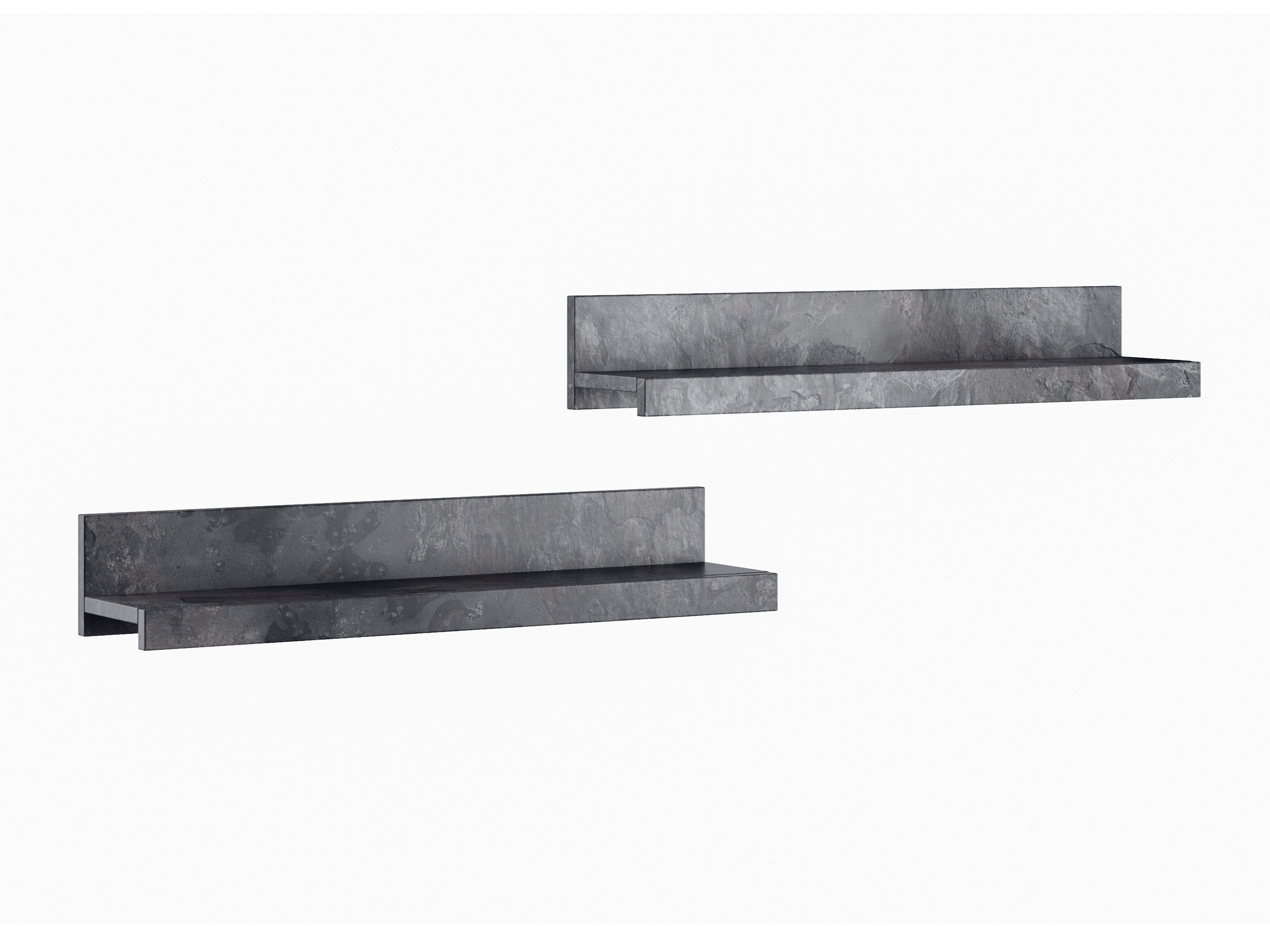 Rippuvate riiulite komplekt Torvire 105 (Tume betoon)