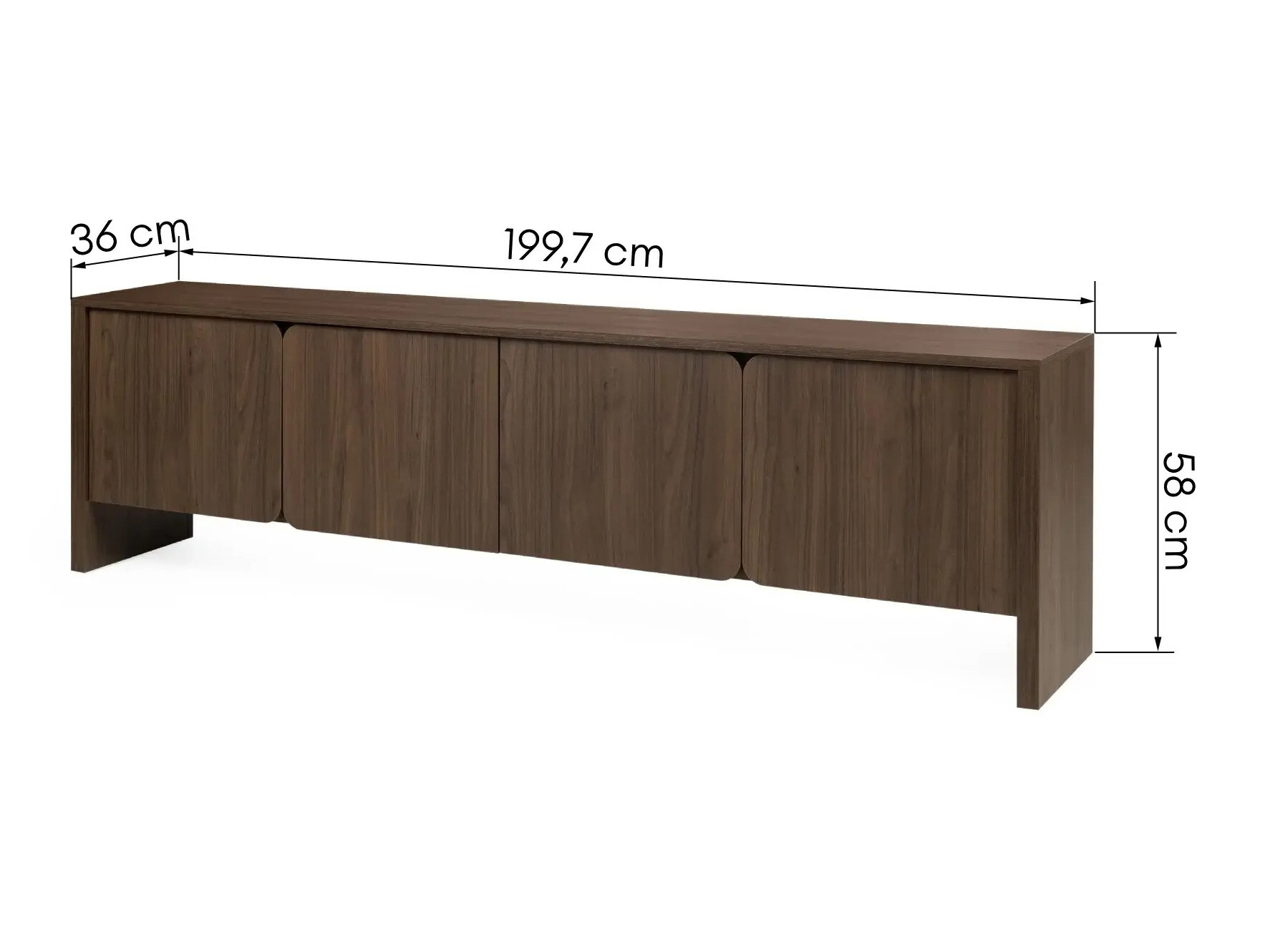 TV-alus Burleson 609 (Pähkel)