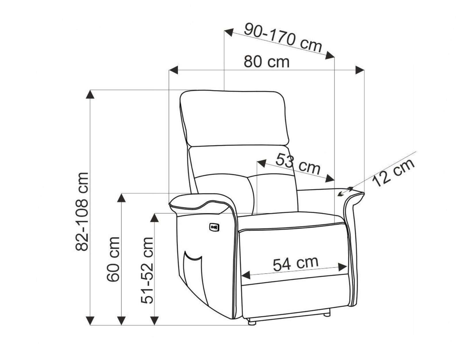 Tugitool recliner Houston 1979 (Must)