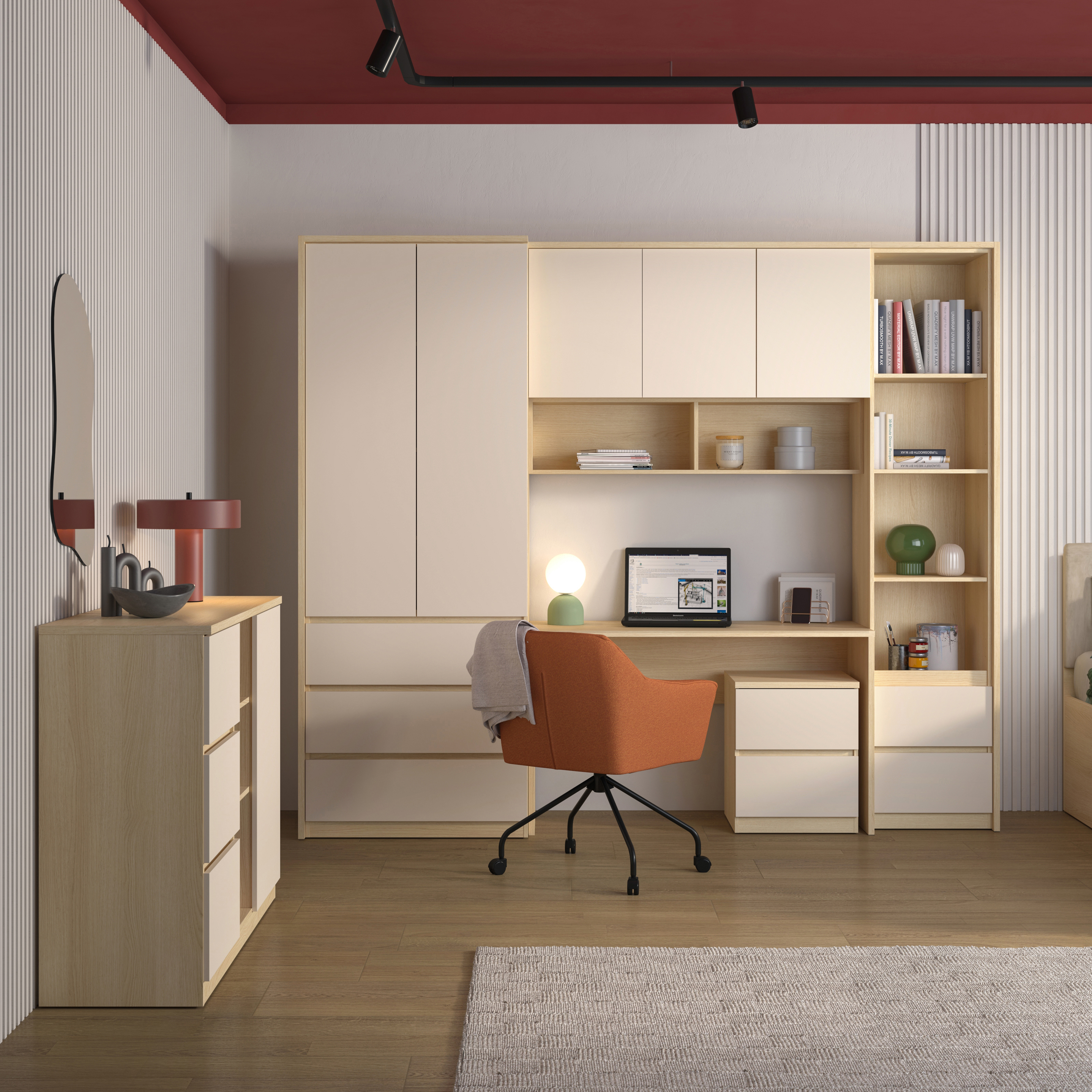 Riiul Nolcala 111 (Tamm + Beež)