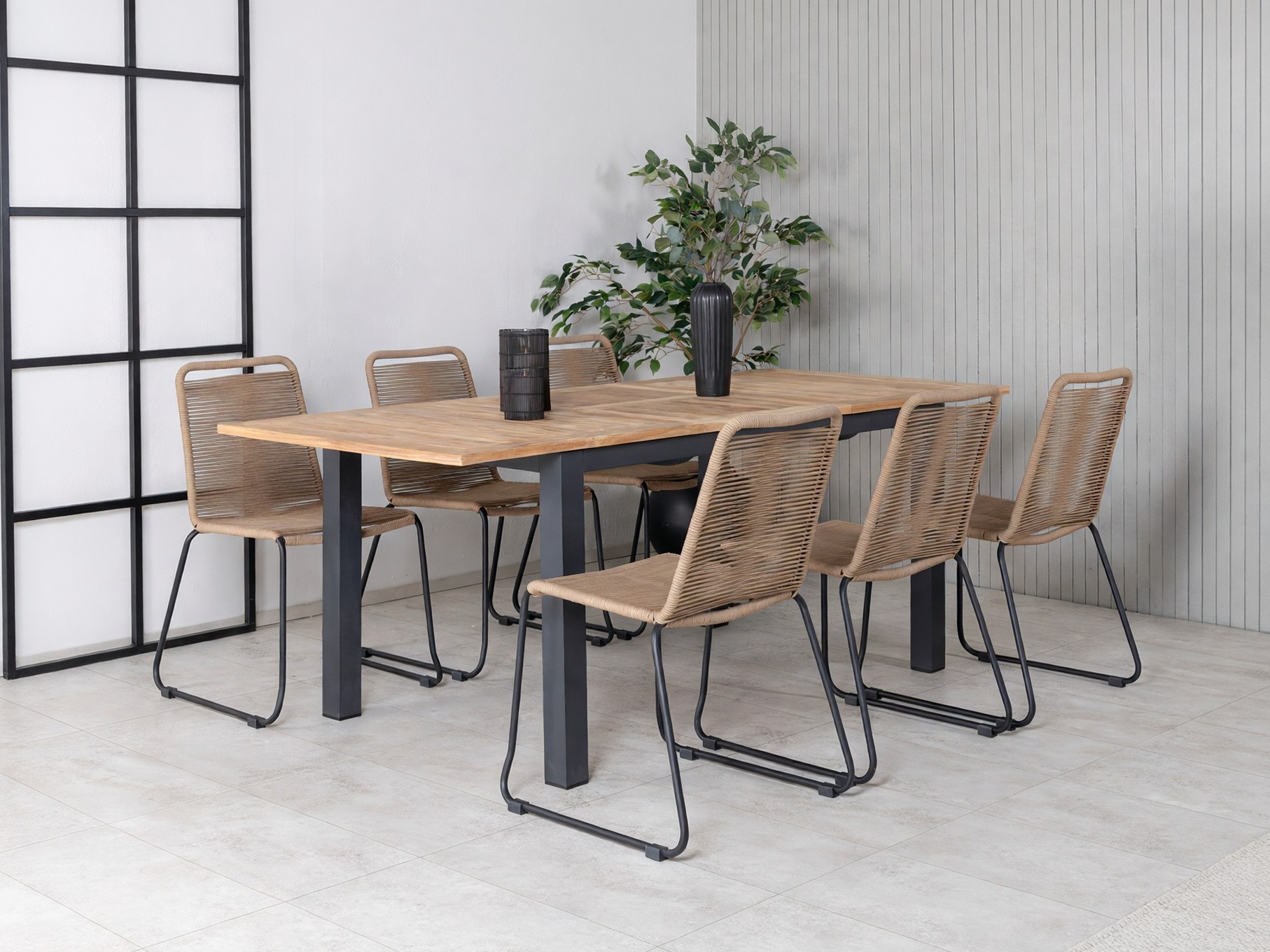 Laua ja toolide komplekt Dallas 5202