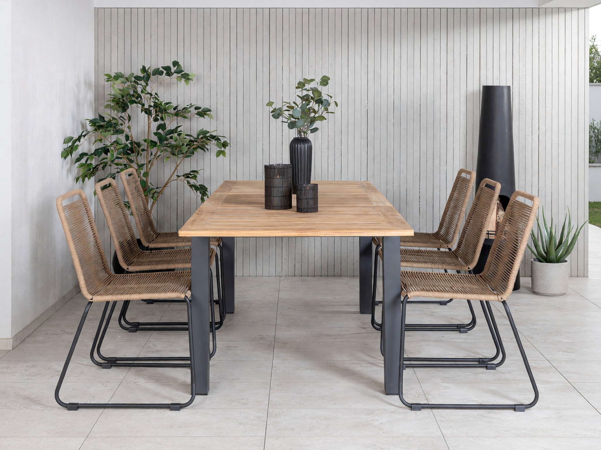 Laua ja toolide komplekt Dallas 5202