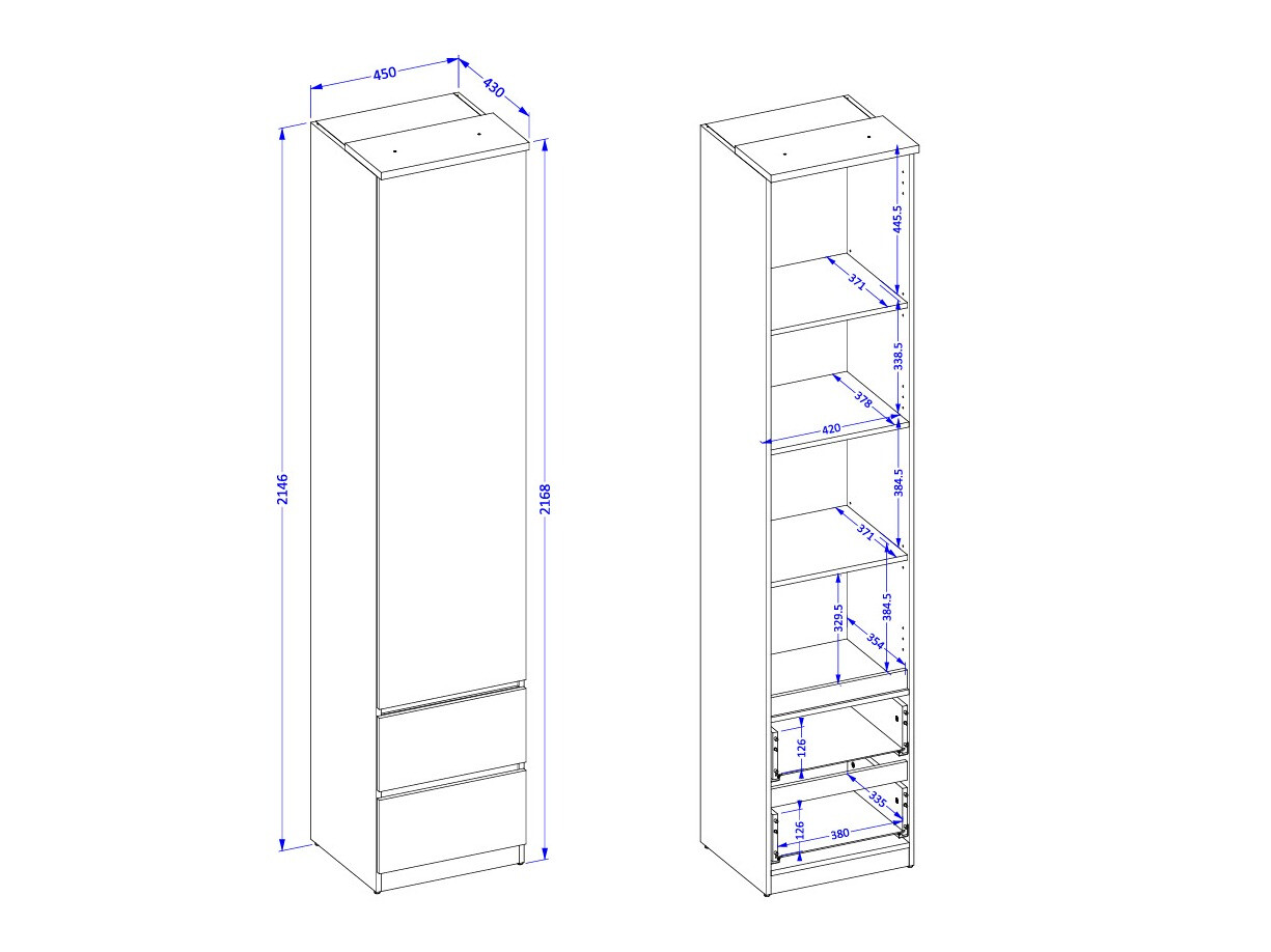 Riiul Nolcala 115 (Tamm + Beež)