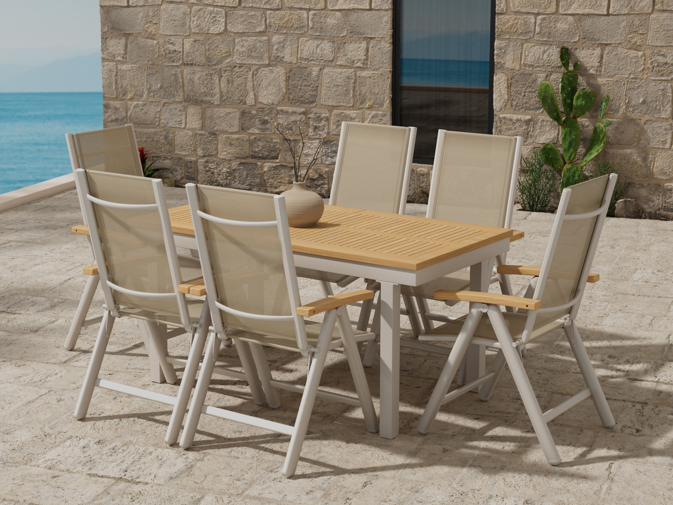 Laua ja toolide komplekt Dallas 5204