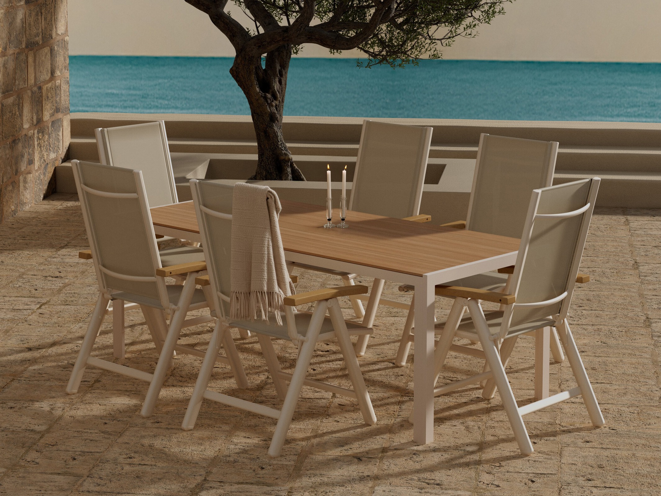 Laua ja toolide komplekt Dallas 5205