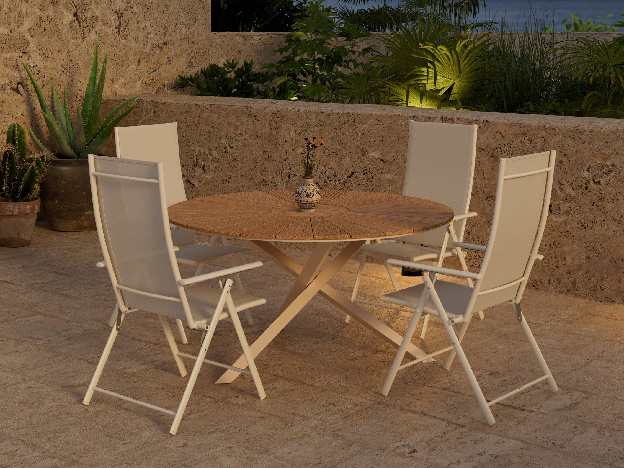 Laua ja toolide komplekt Dallas 5209