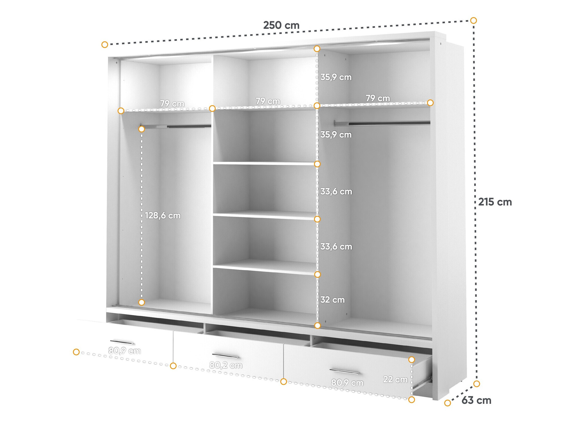 Riidekapp Fresno 100 (Must)