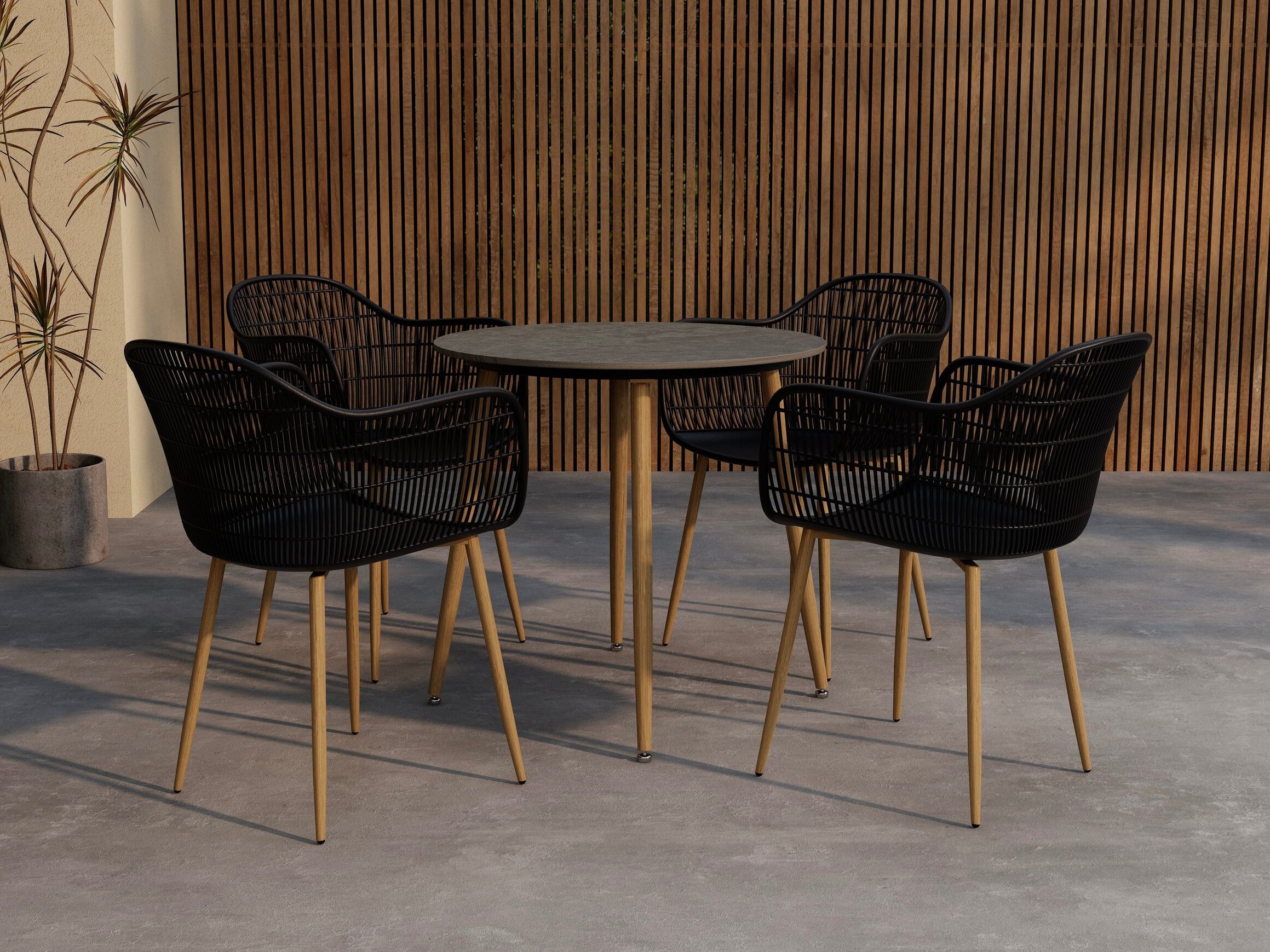 Laua ja toolide komplekt Dallas 5221