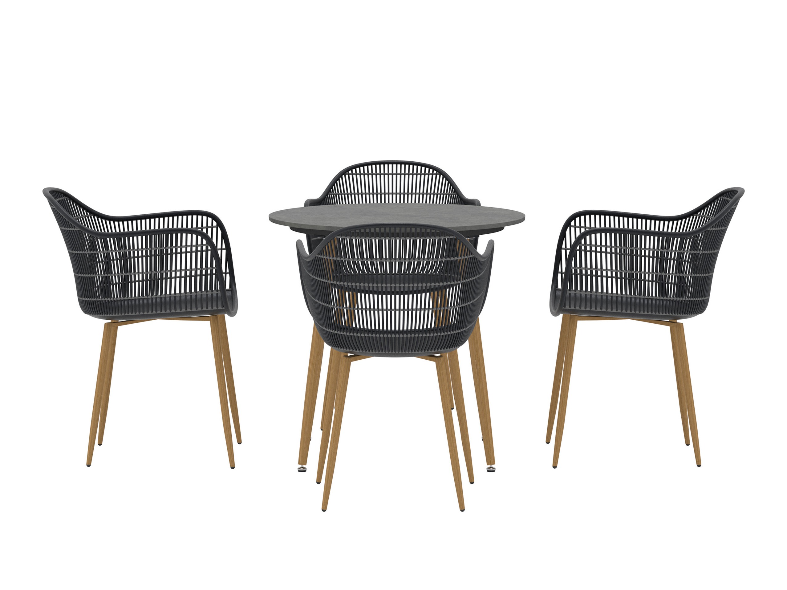 Laua ja toolide komplekt Dallas 5221