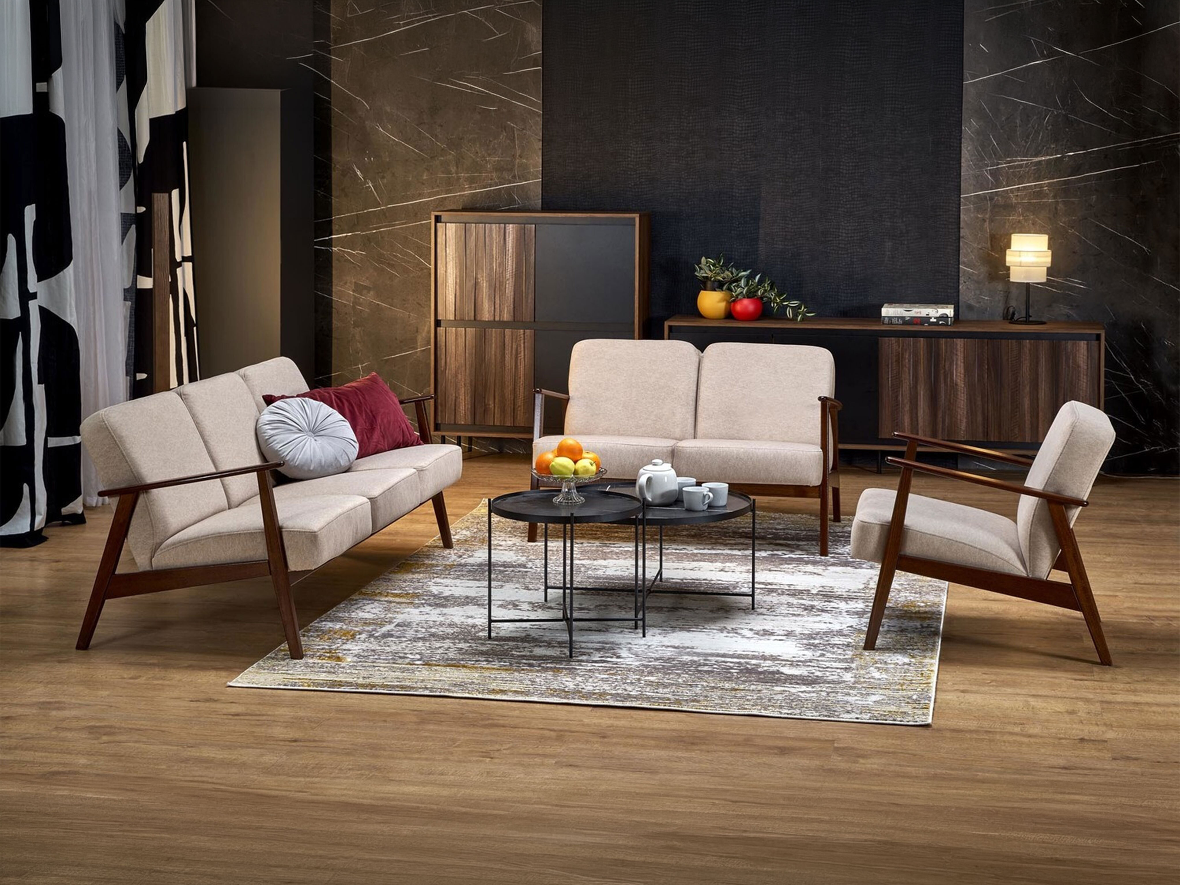 Diivan Houston 2117 (Beež + Pähkel)