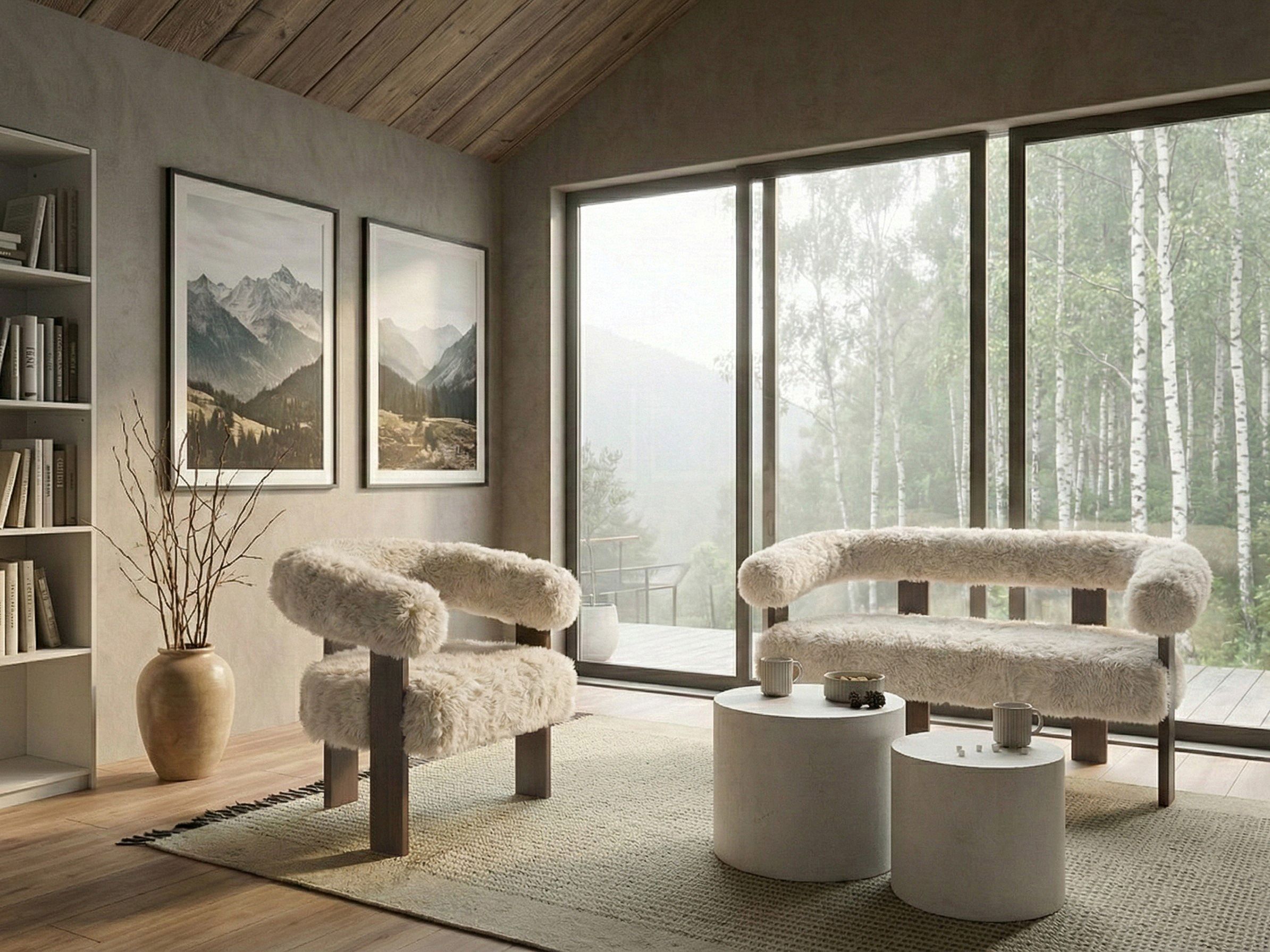 Tugitool Berwyn 3264 (Valge + Tumepruun)