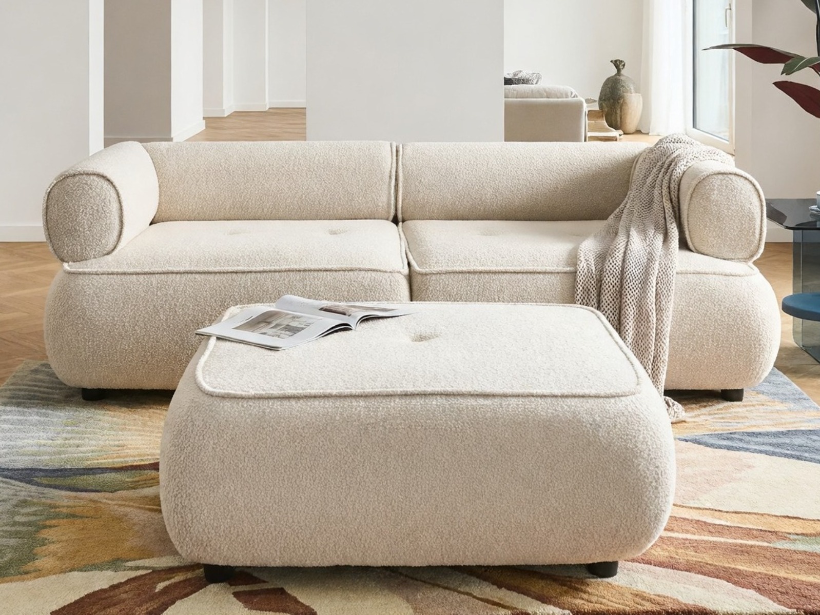 Pehme mööbli komplekt Berwyn 3266 (Valge)