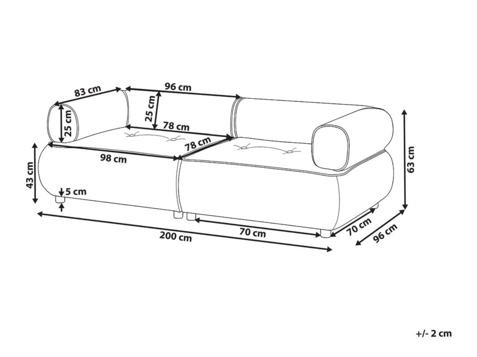 Diivan Berwyn 3265 (Valge)
