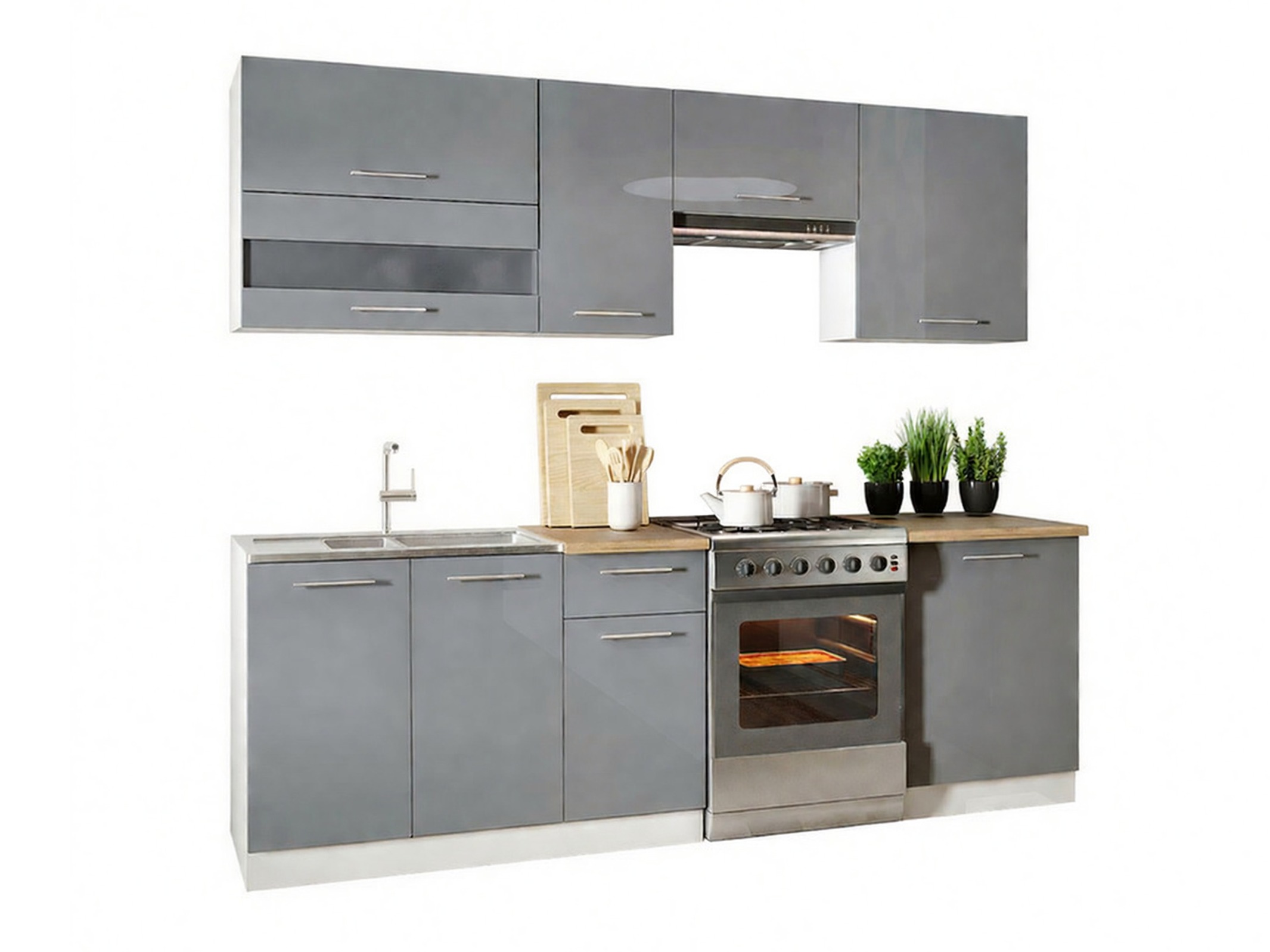 Moodul köögikomplekt Tiffa Grey 106
