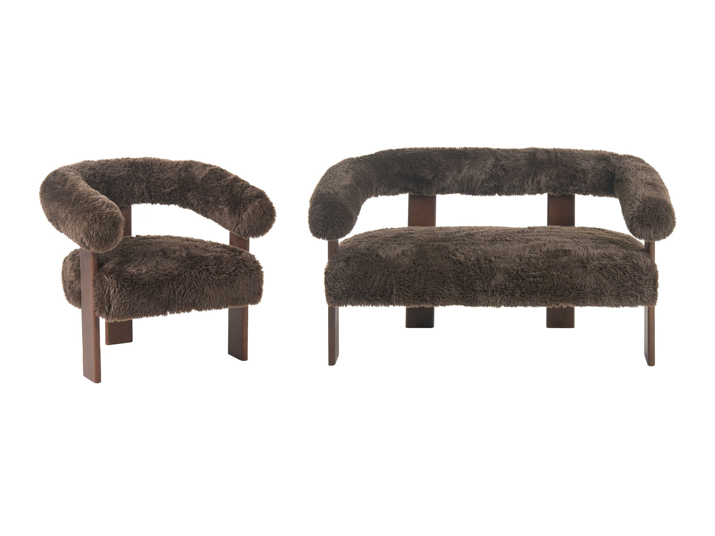 Pehme mööbli komplekt Berwyn 3269 (Tumepruun)